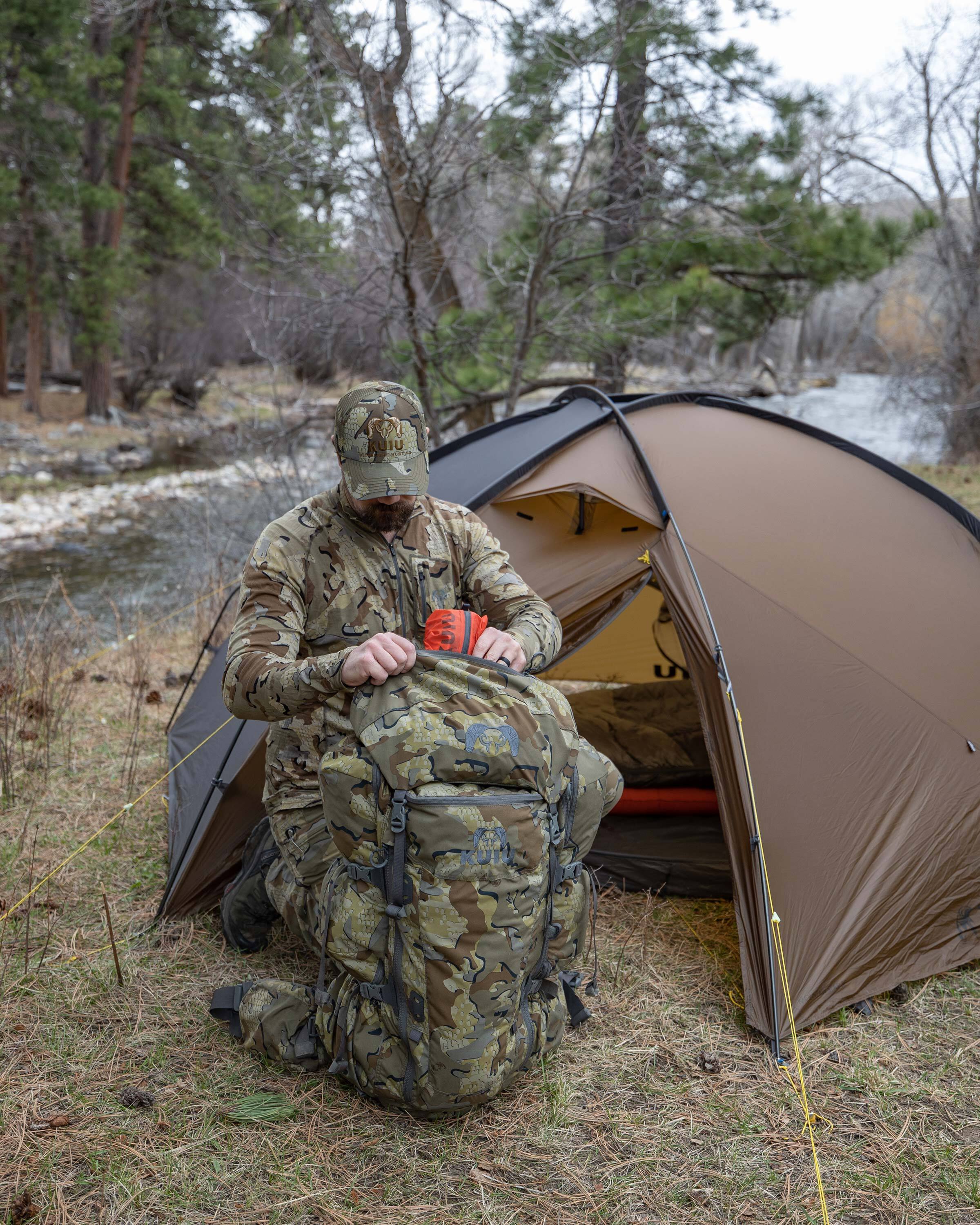 Mountain Star 3 Person Tent | Gunmetal-Camel - Image 6