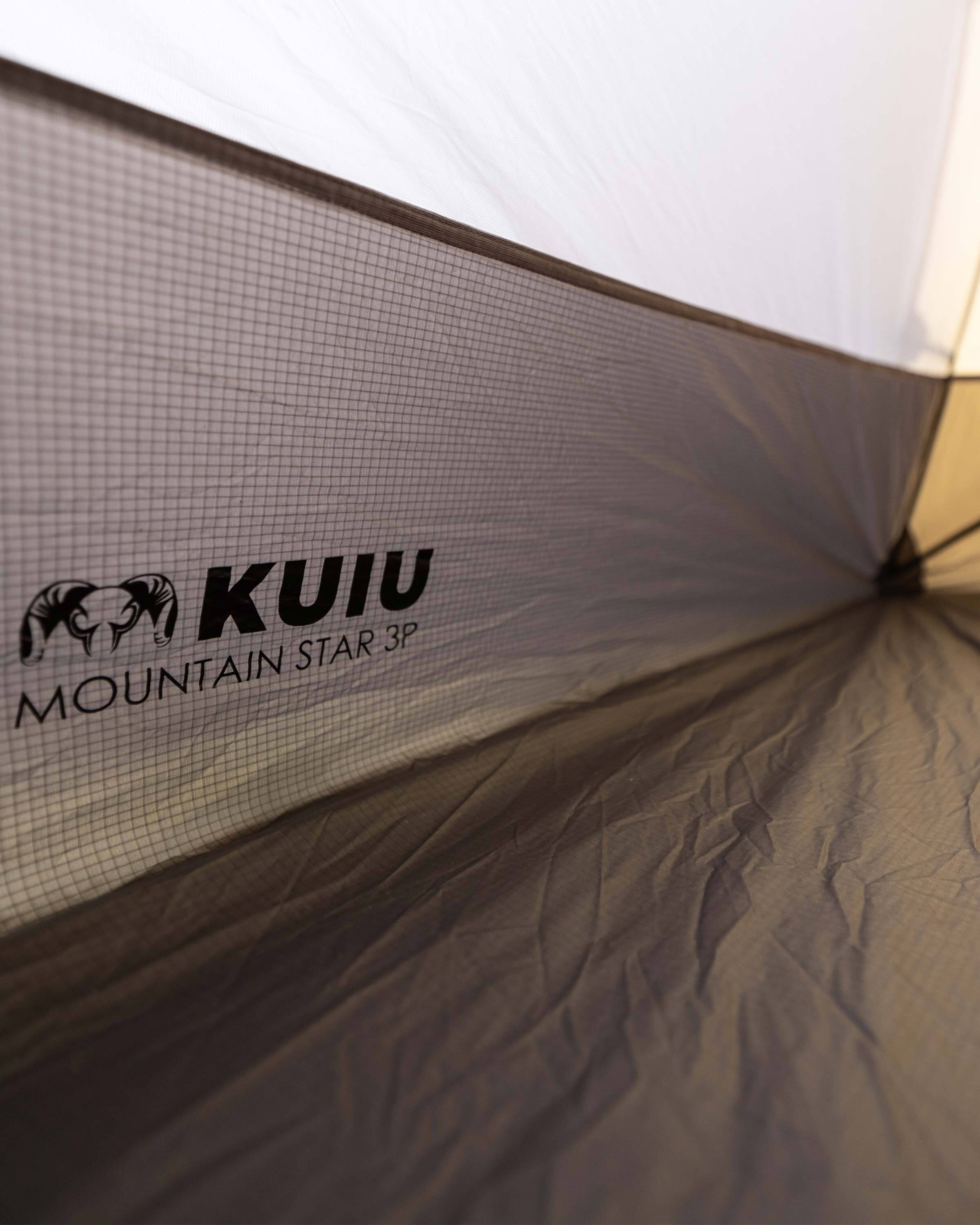 Mountain Star 3 Person Tent | Gunmetal-Camel - Image 15