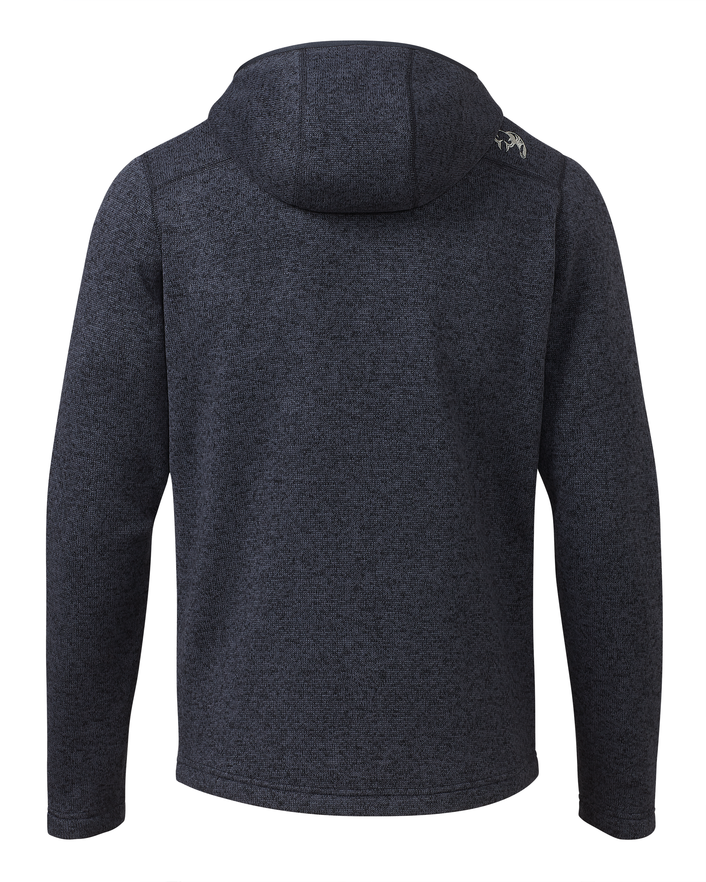 Base Camp Hooded Sweater | Steel Blue Heather - Image 2