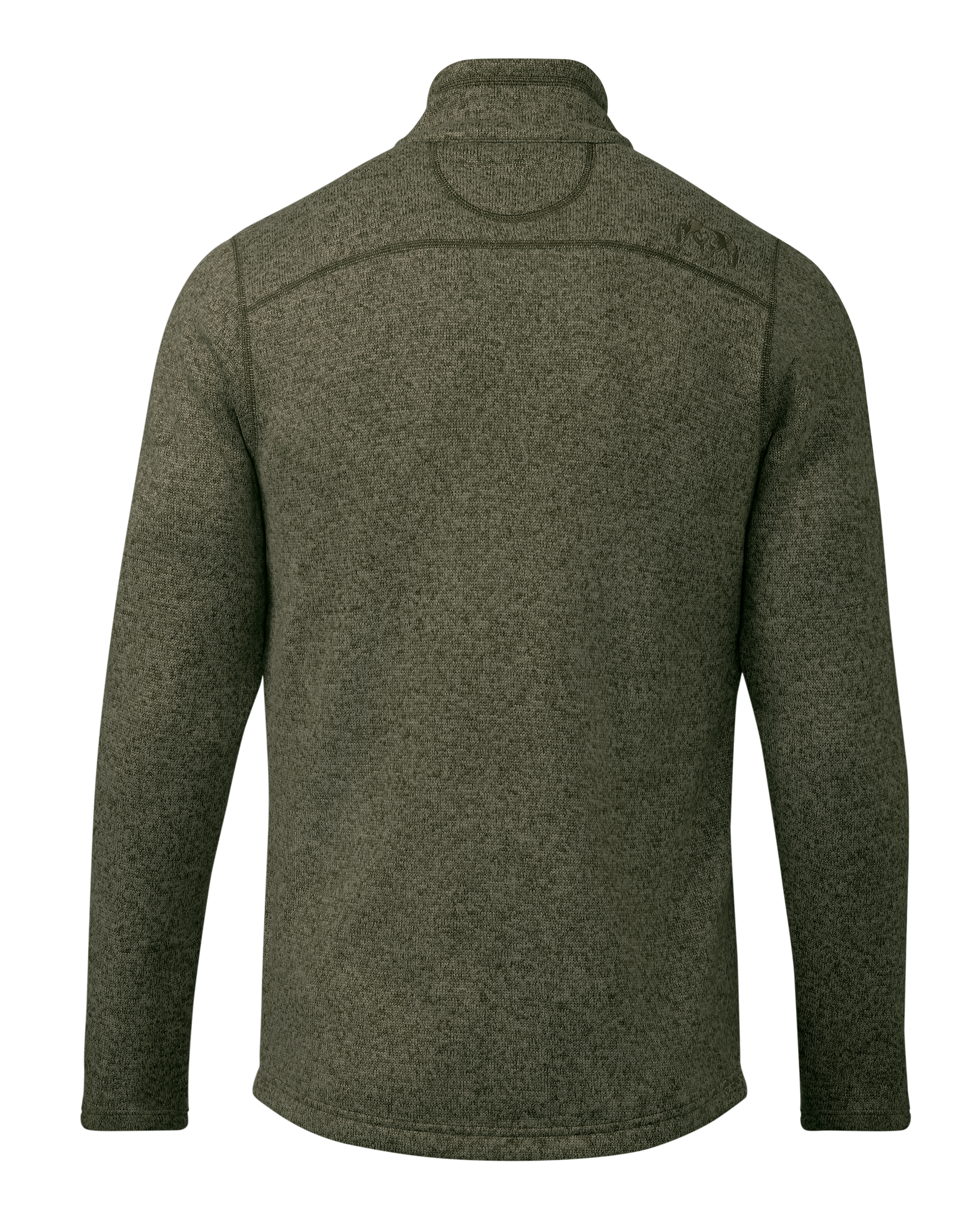 Base Camp Full Zip Sweater | Olive Heather - Image 2