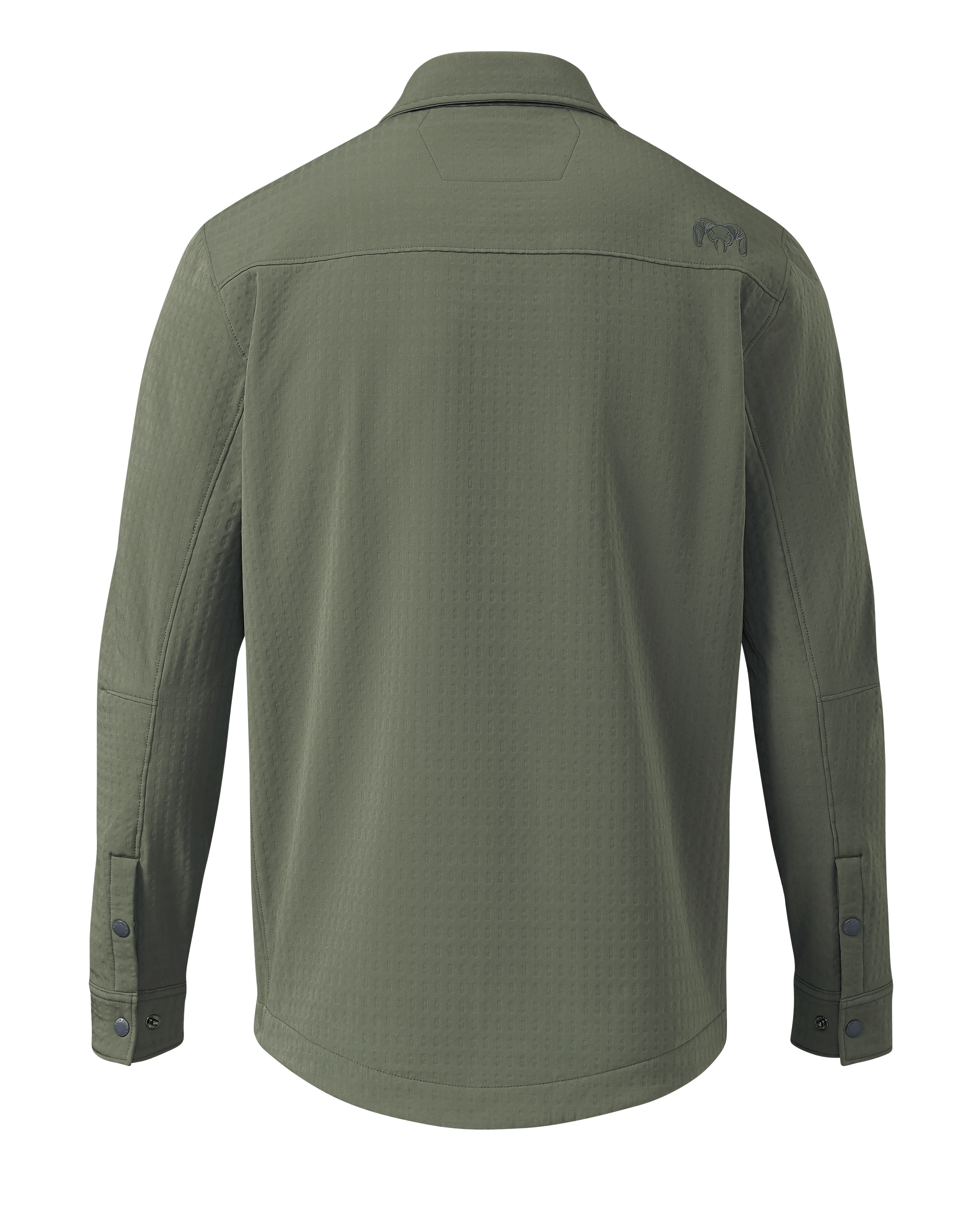 Blockfield Fleece Shirt Jacket | Dark Sage - Image 2