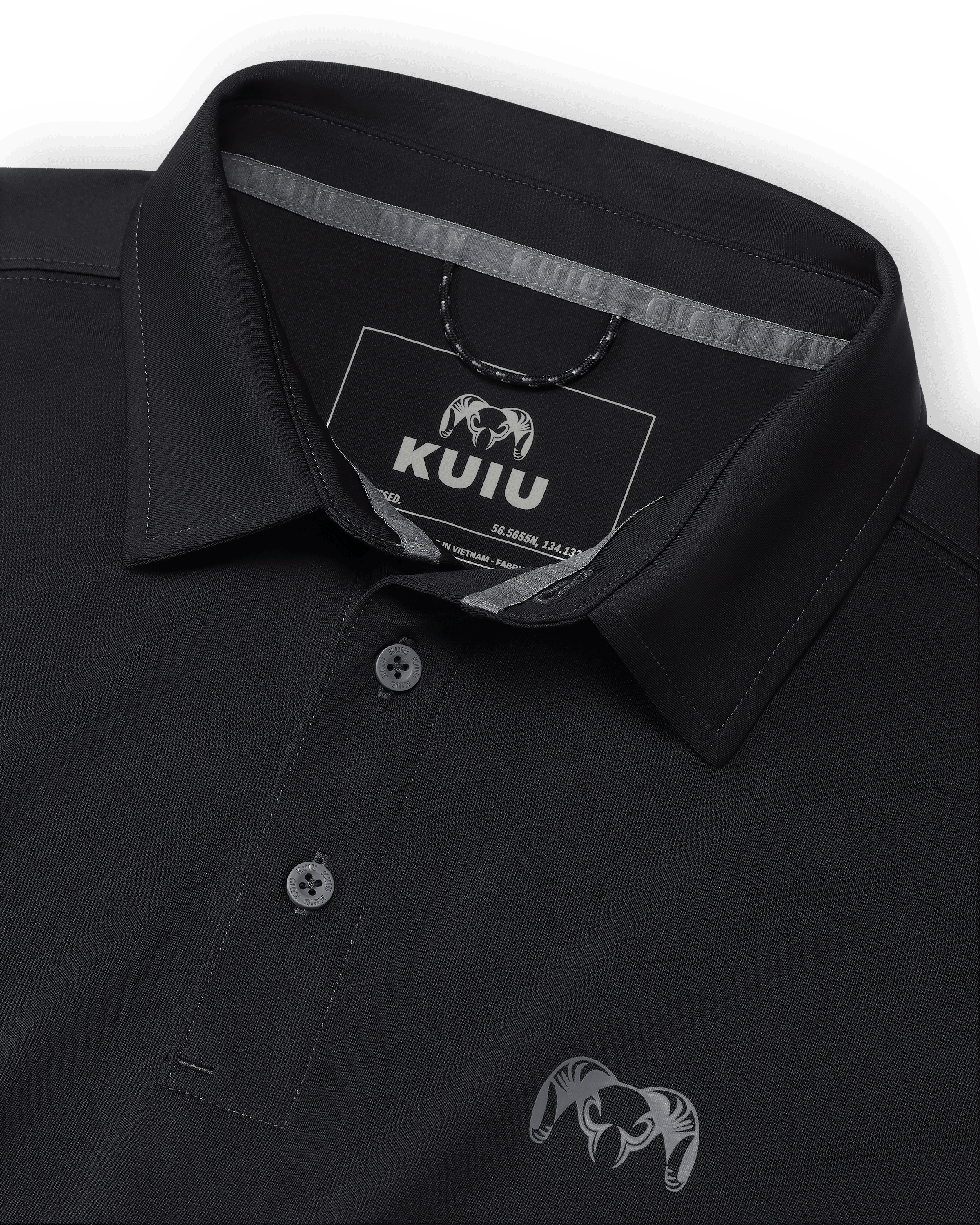 KUIU Performance Polo | Black - Image 2