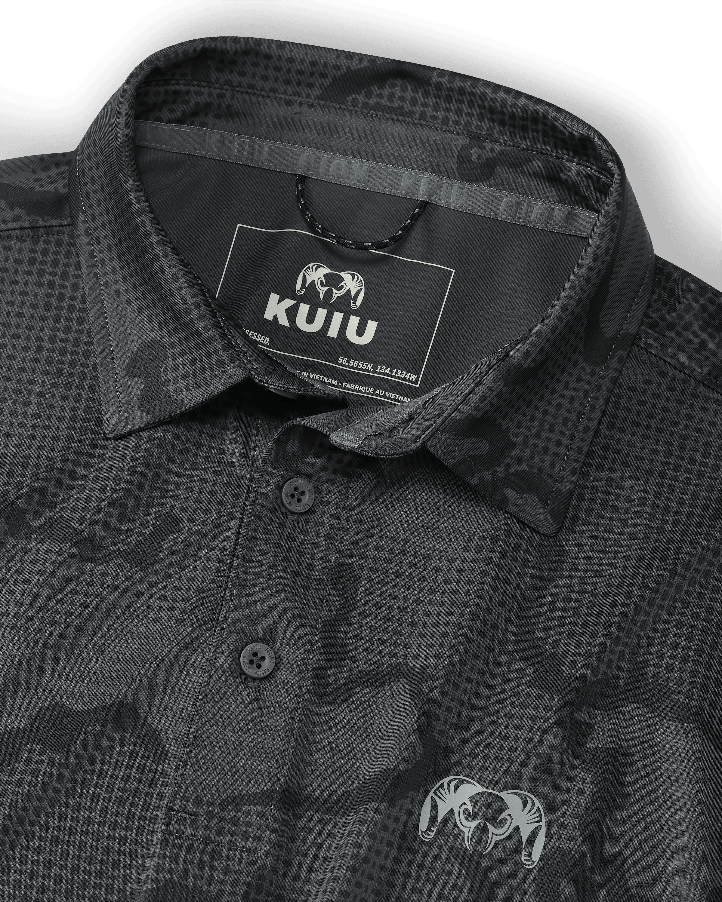 KUIU Performance Polo | Gunmetal Tonal - Image 2