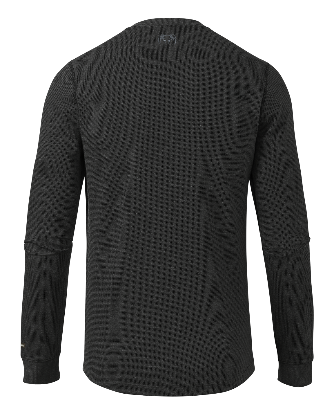 Canyon Waffle Henley | Black Heather - Image 2