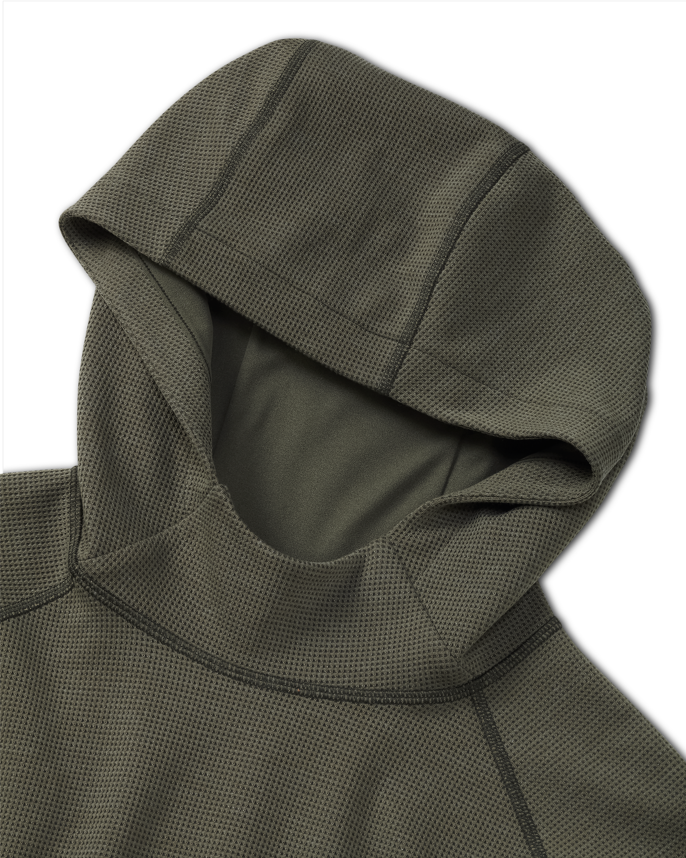 Canyon Waffle Hoodie | Ash Heather - Image 3