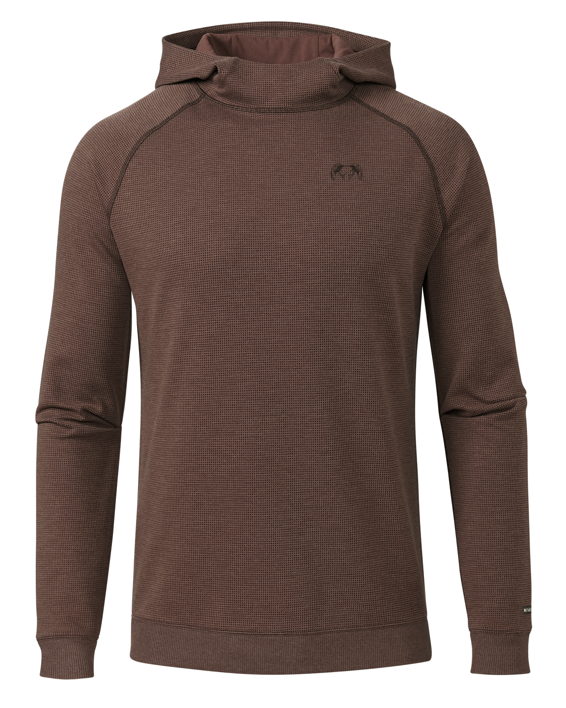 Canyon Waffle Hoodie | Cedar Heather
