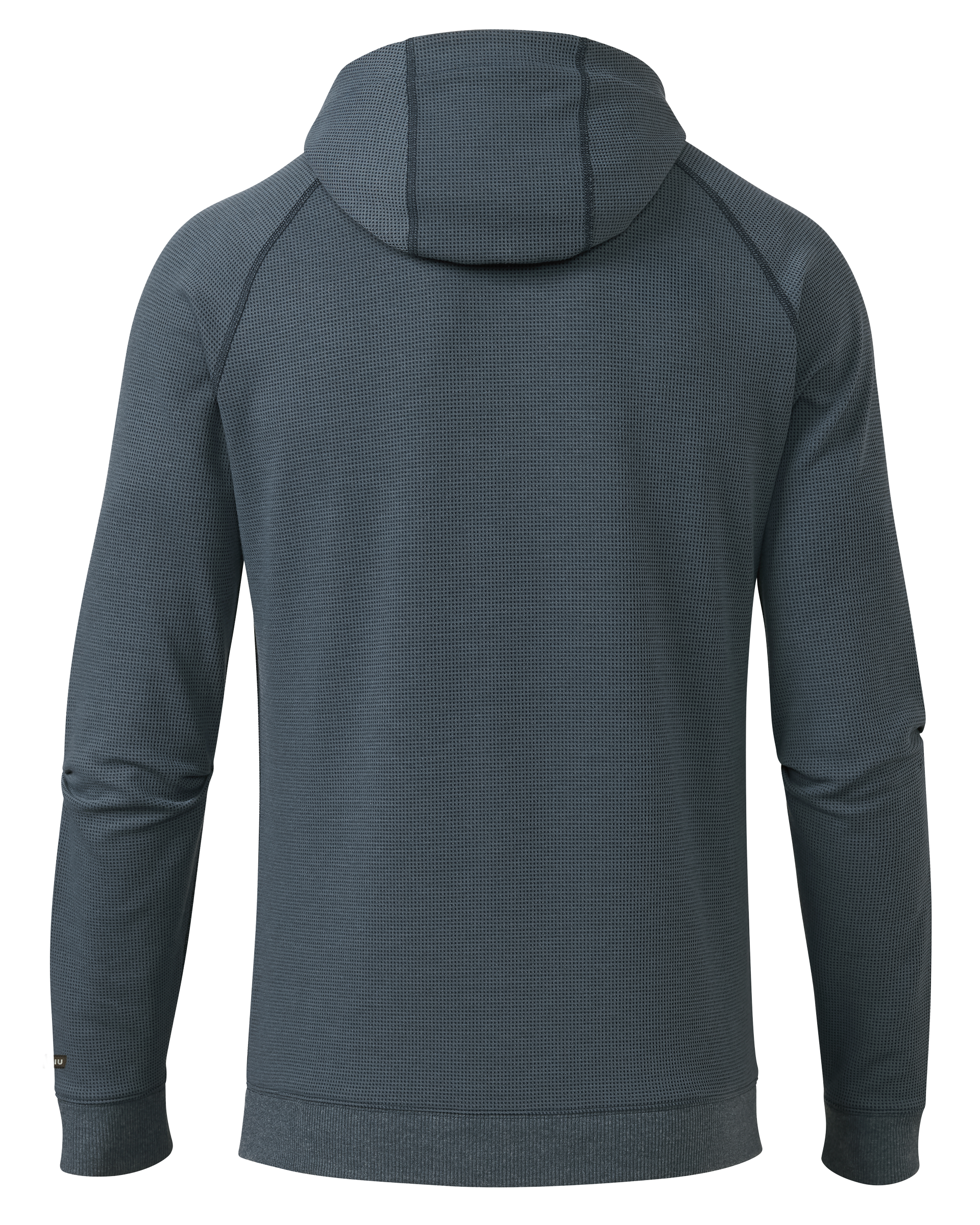 Canyon Waffle Hoodie | Steel Blue Heather - Image 2