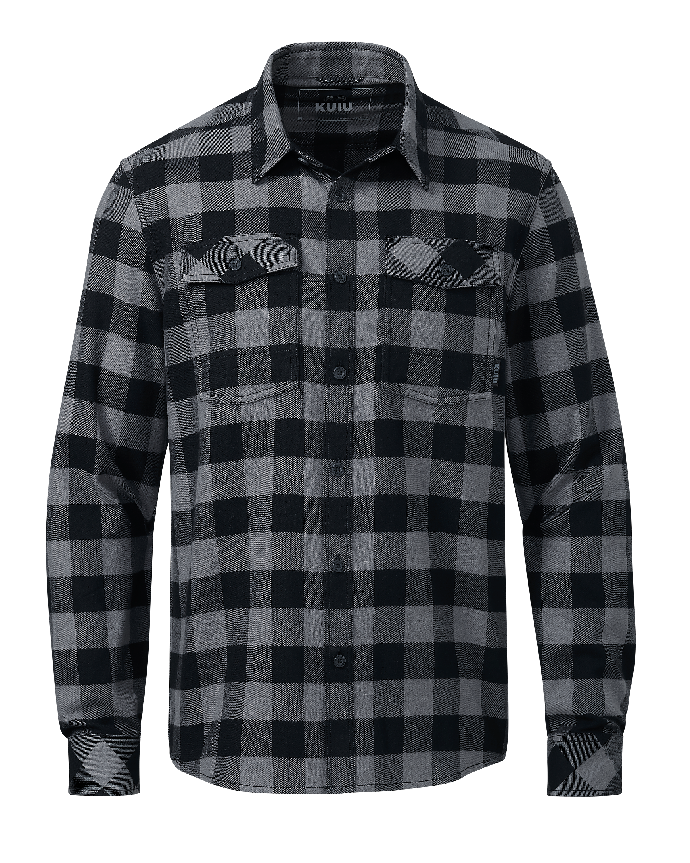 Outlet Field Flannel Shirt | Gunmetal Buffalo Check