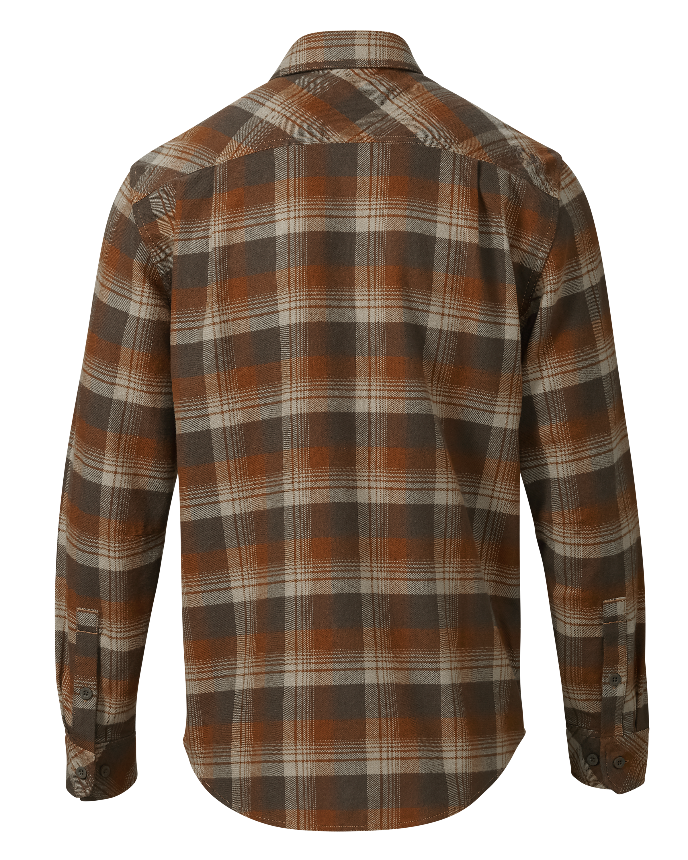Field Flannel Shirt | Saddle Blockline - Image 2