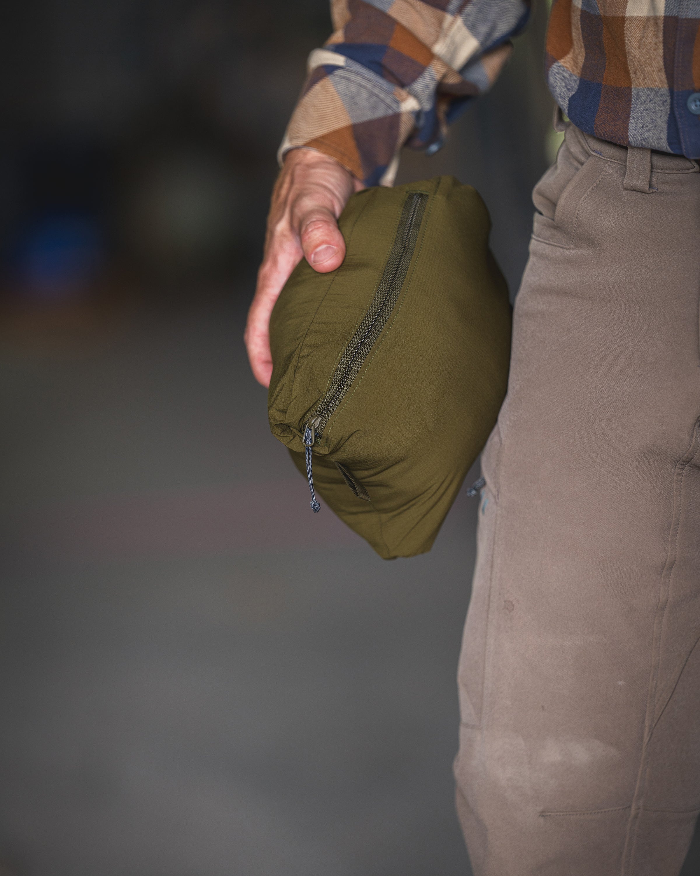 Transit Packable Hooded Jacket | Gunmetal/Stone - Image 10