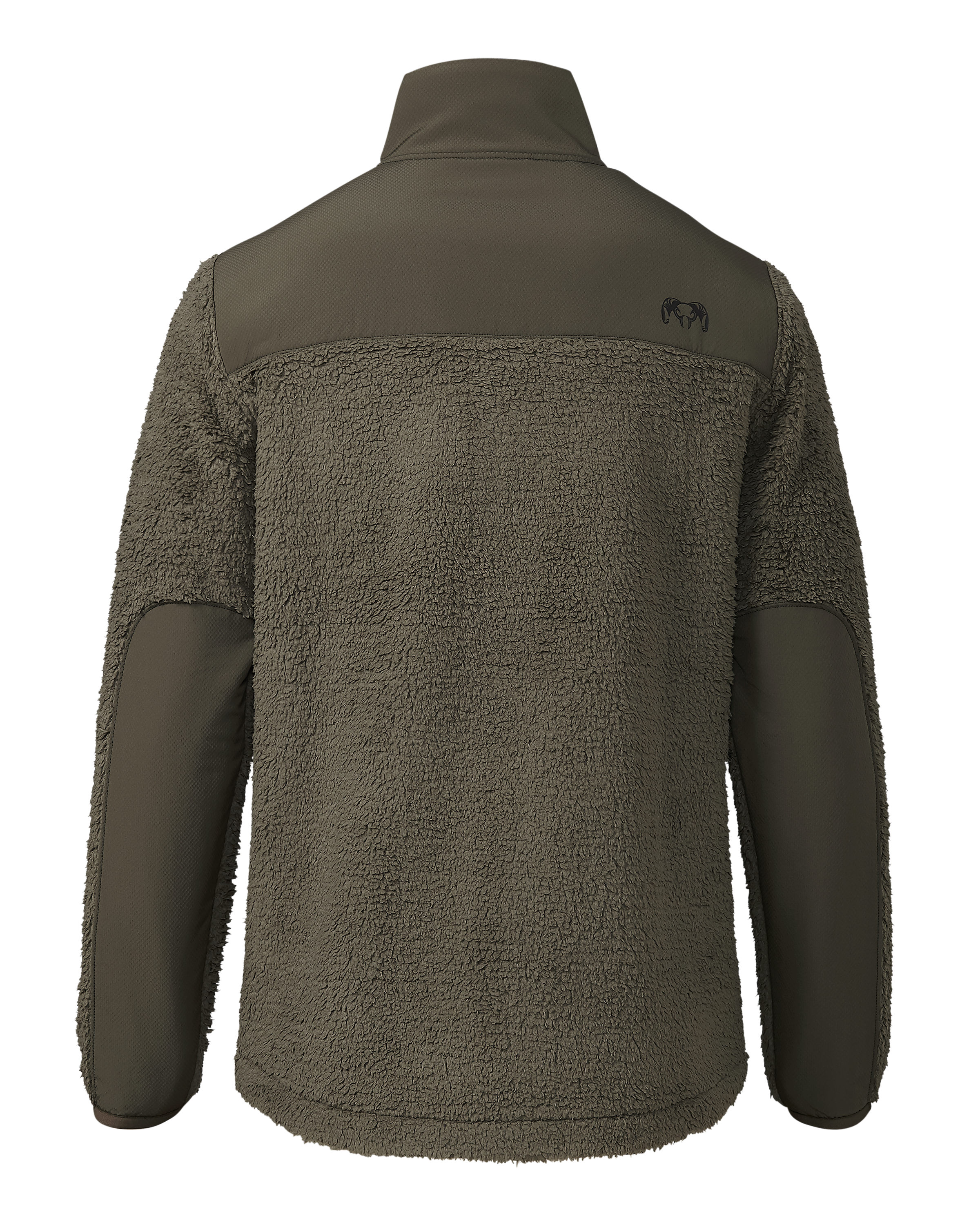 Sherpa Fleece Zip Pullover | Ash - Image 2
