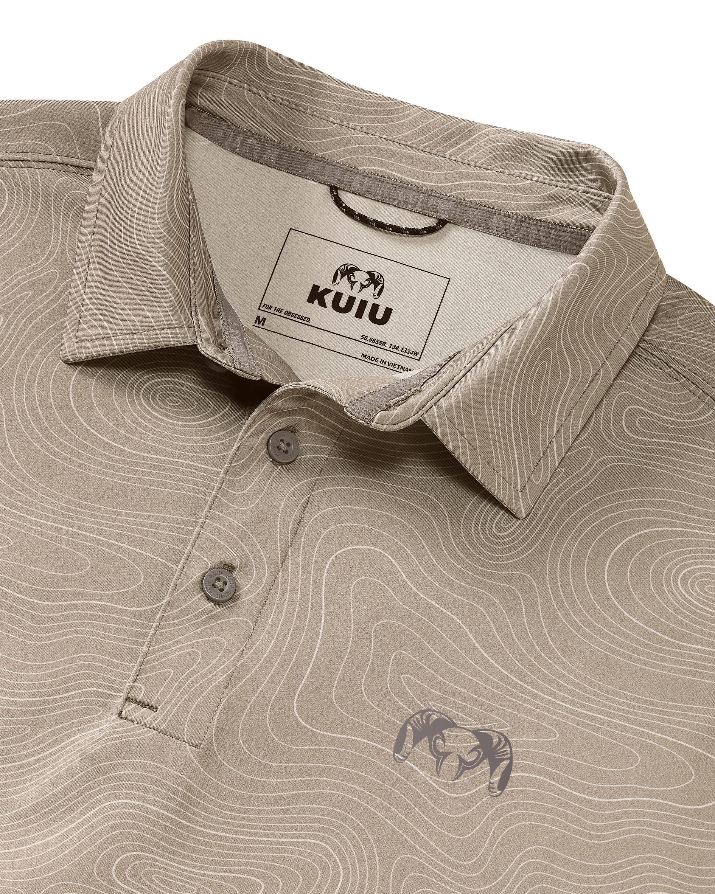 KUIU Performance Polo | Haze Topo - Image 2