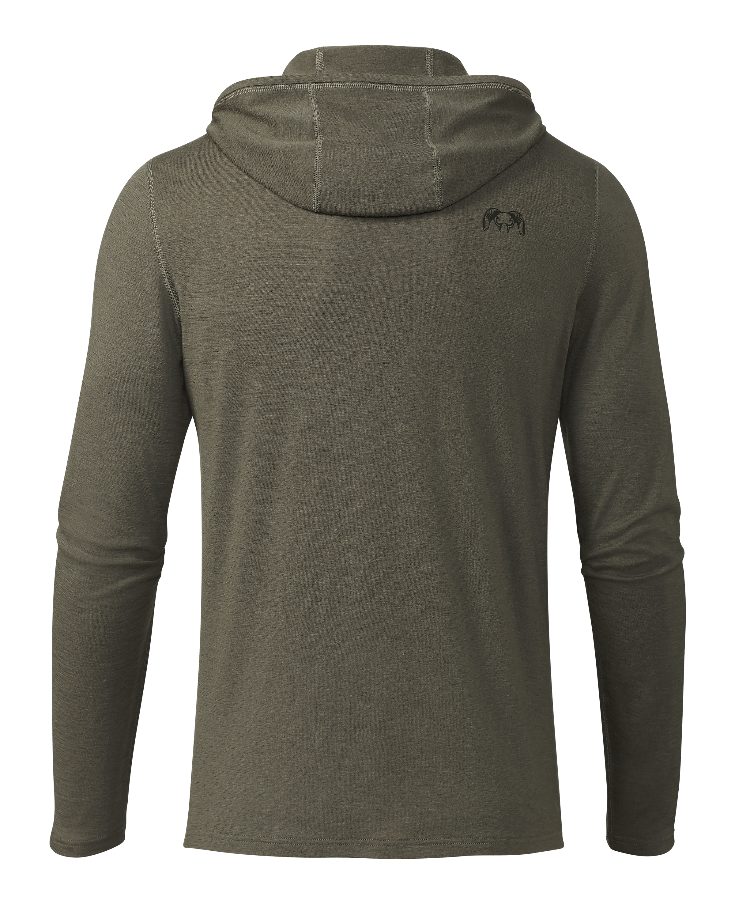 ULTRA Merino 120 LT LS Hoodie | Ash - Image 2