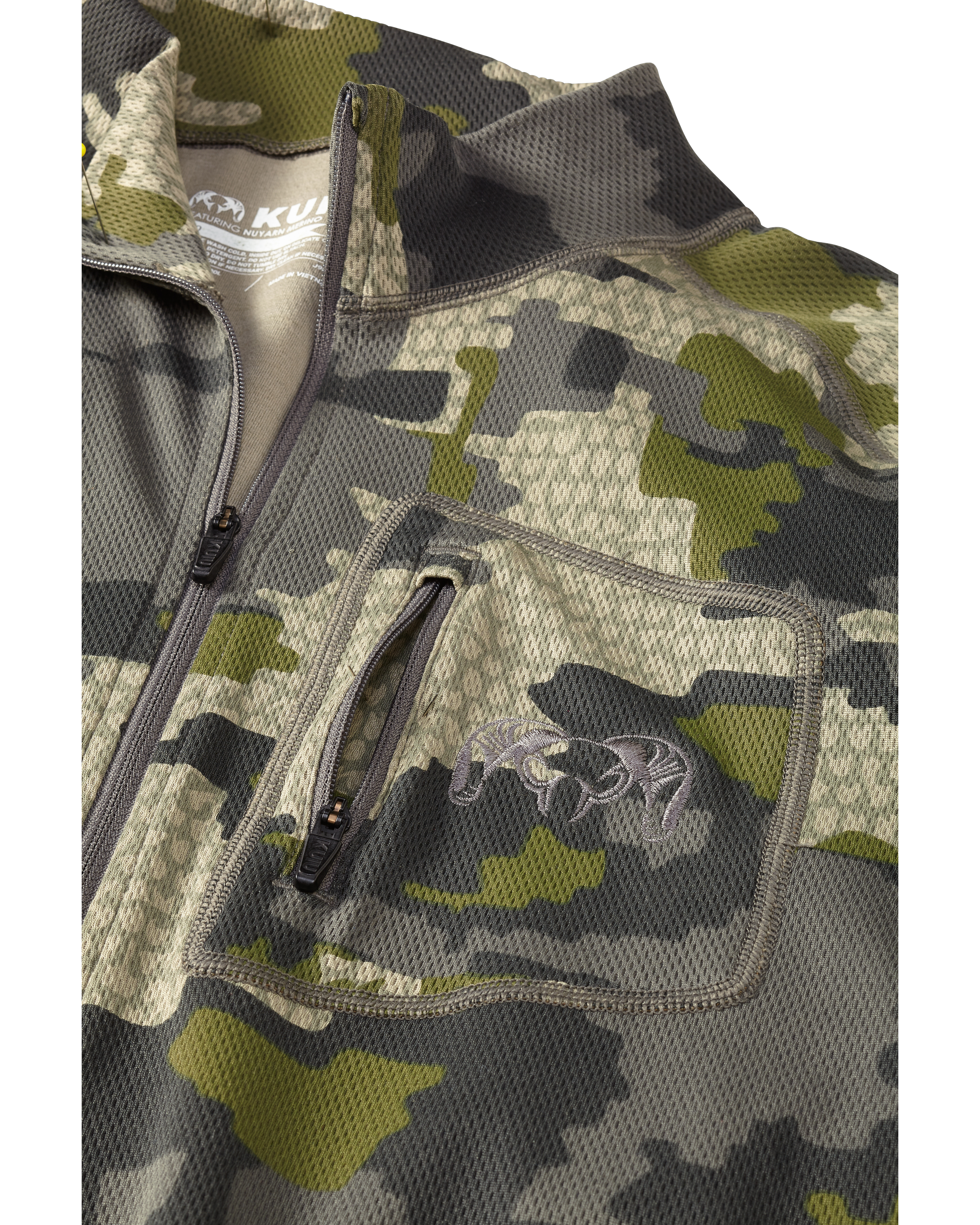 PRO Merino 200 Zip-T | Verde - Image 2