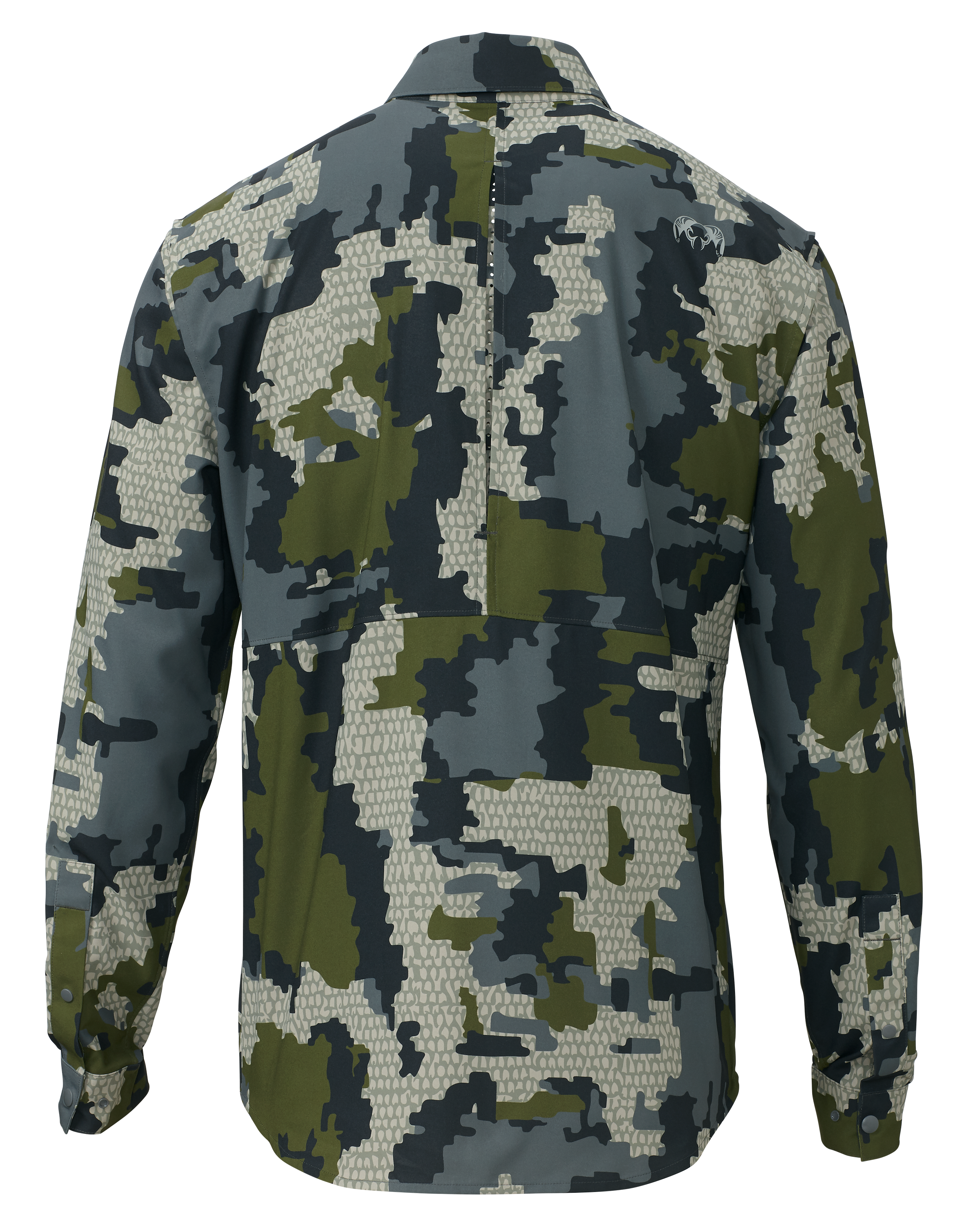 Mesa Vented LS Snap Shirt | Verde - Image 2