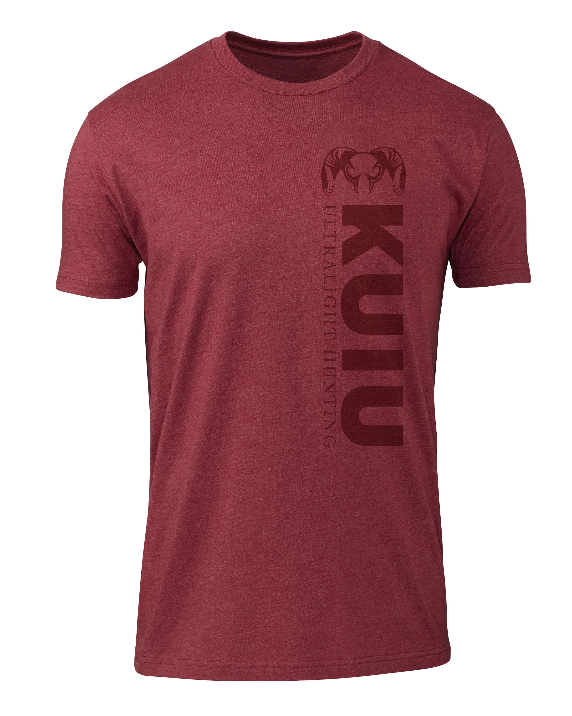 KUIU Solid Vertical T-Shirt | Cardinal