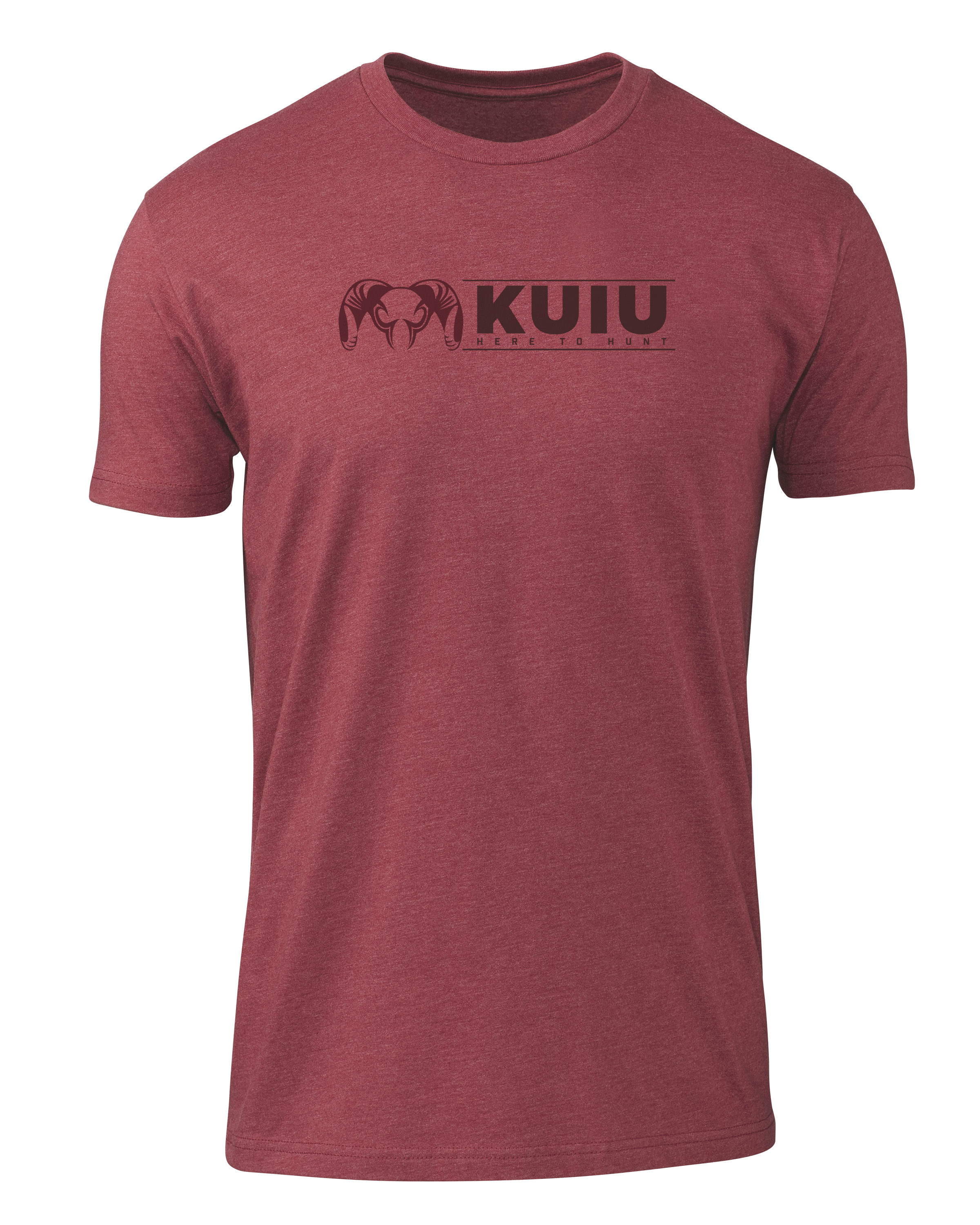 KUIU Here To Hunt Logo T-Shirt | Cardinal