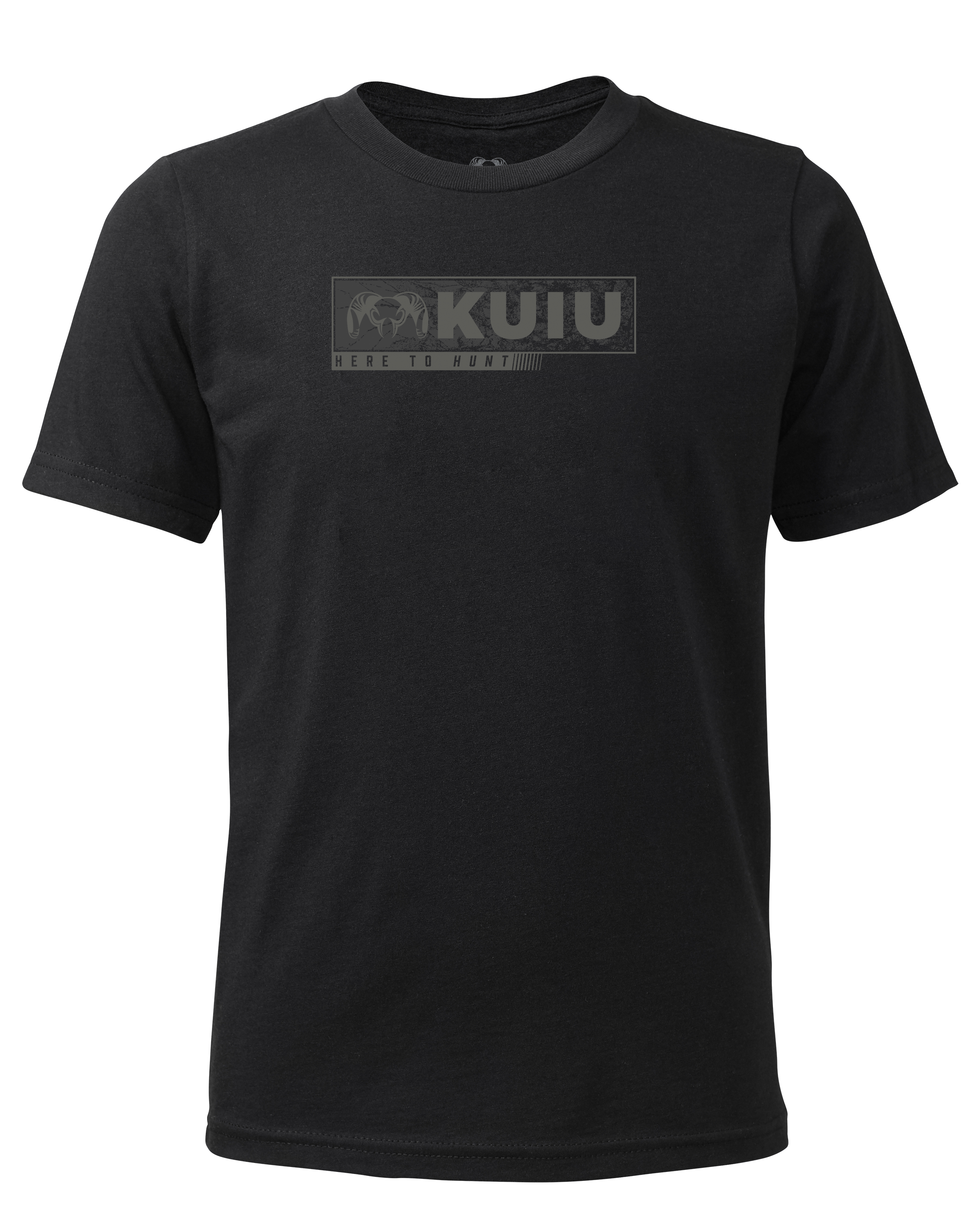 Youth Here To Hunt Gritstone T-Shirt | Black