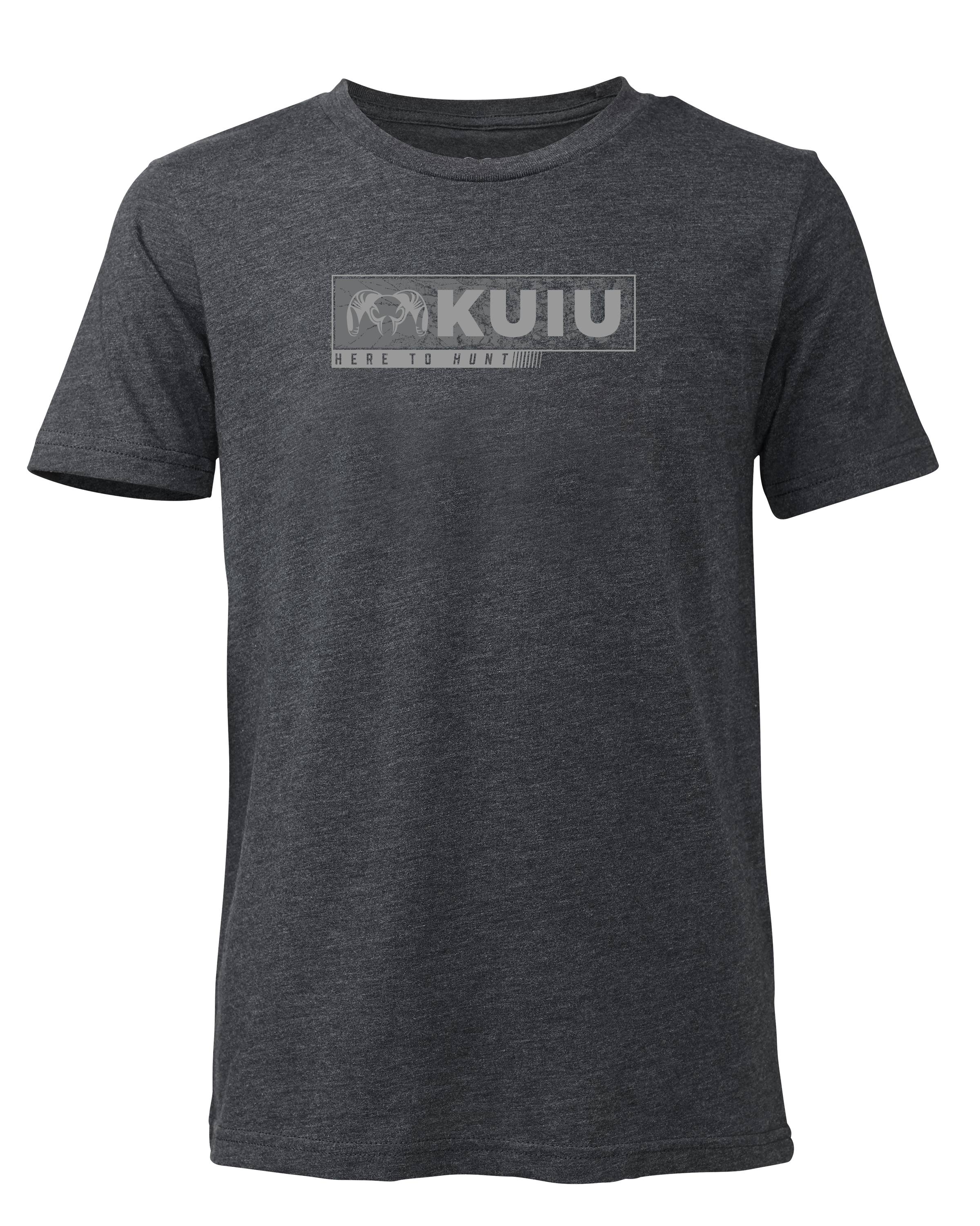 Youth Here To Hunt Gritstone T-Shirt | Charcoal