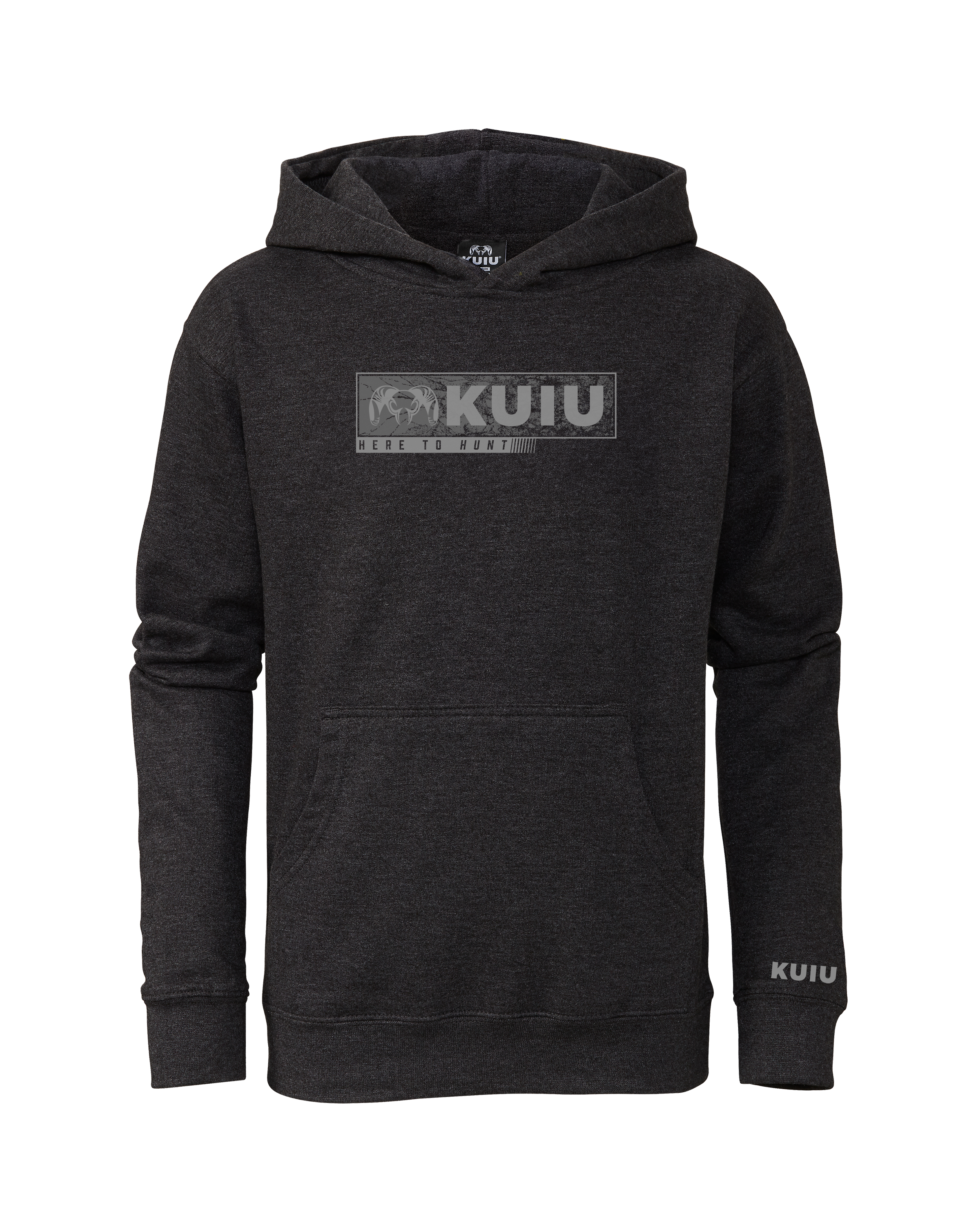 Youth Here To Hunt Gritstone Hoodie | Charcoal