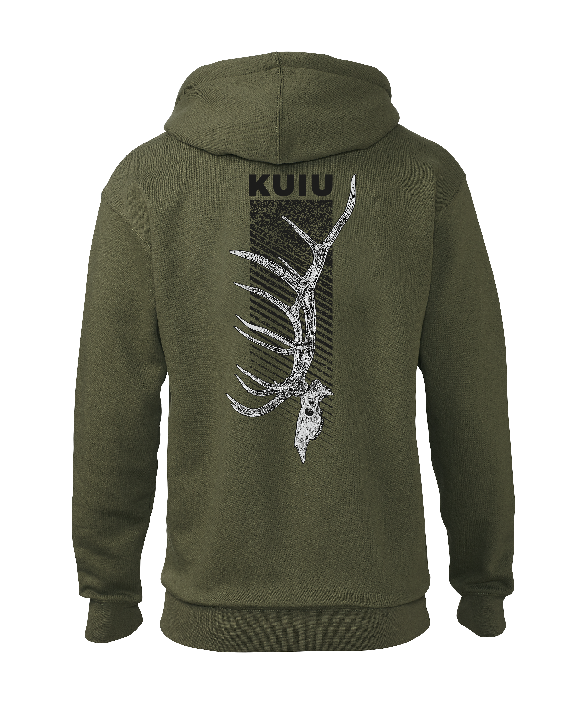 KUIU Elk Skull Hoodie | Army