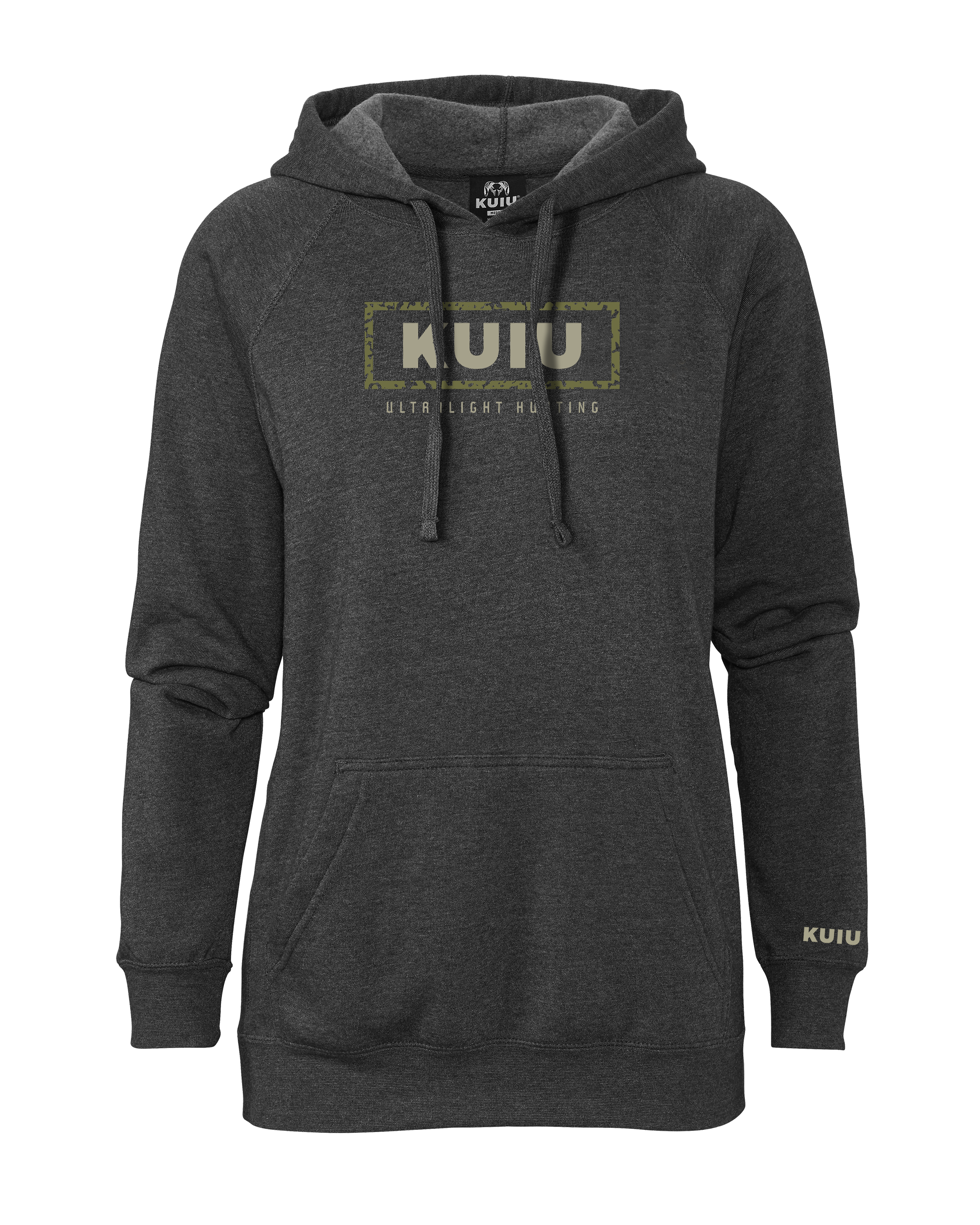 Women'S Box Logo Hoodie | Charcoal