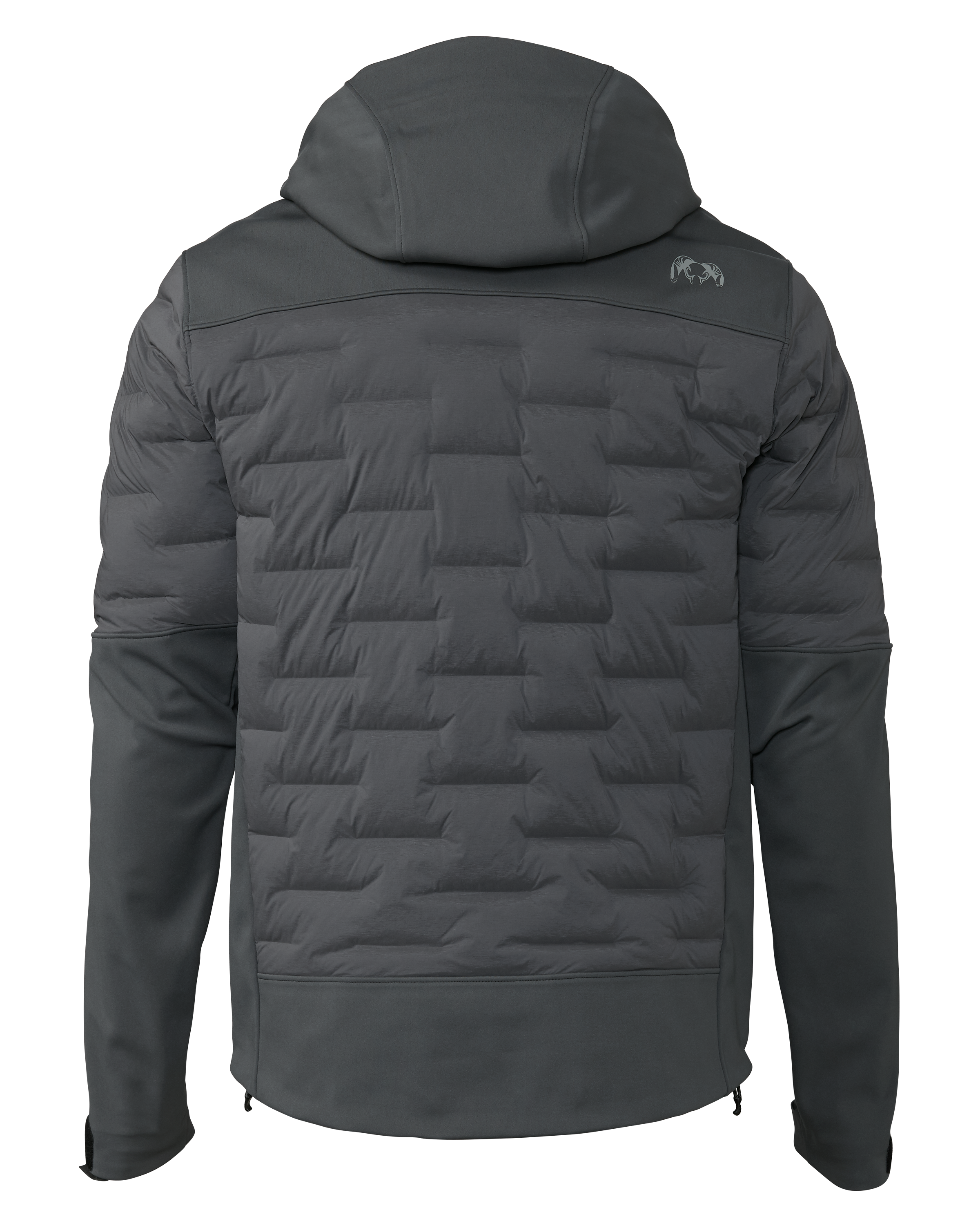 Axis Thermal Hybrid Hooded Jacket | Gunmetal - Image 2