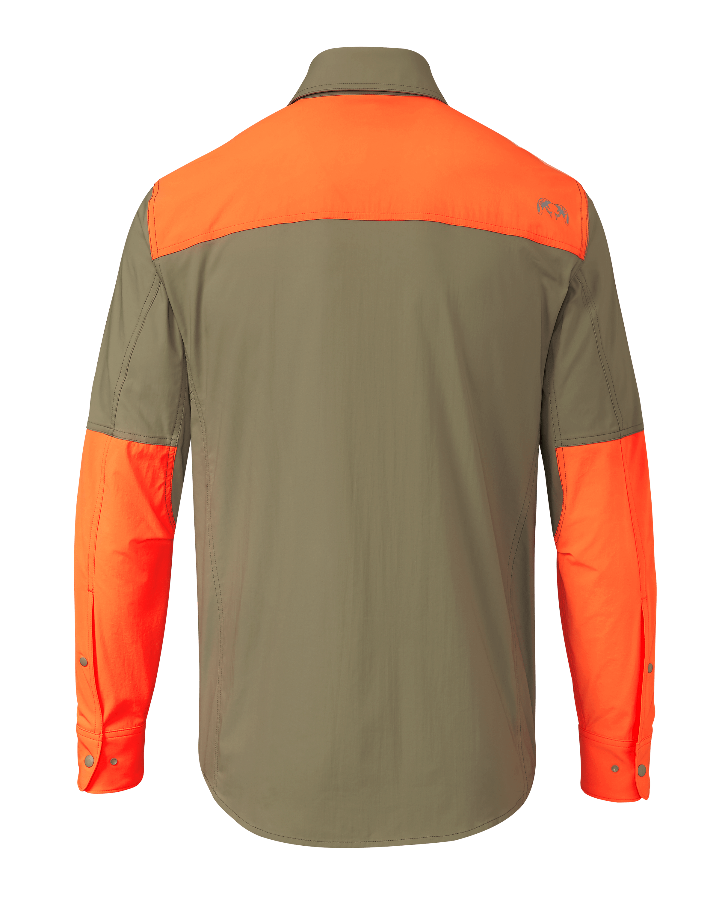Upland Sporter Shirt | Khaki/Blaze Orange - Image 2