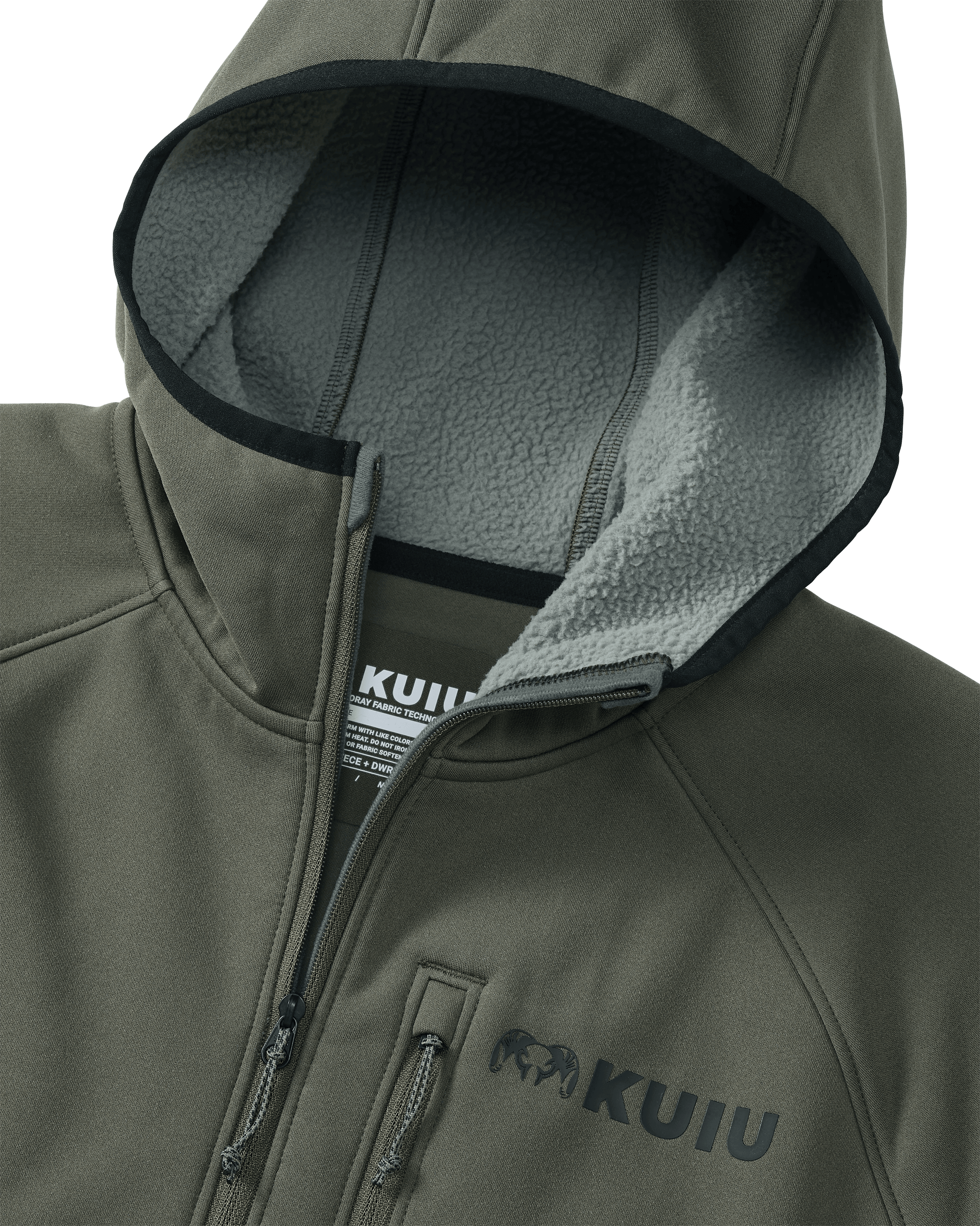 StrongFleece 235 Zip-T Hoodie | Ash - Image 3