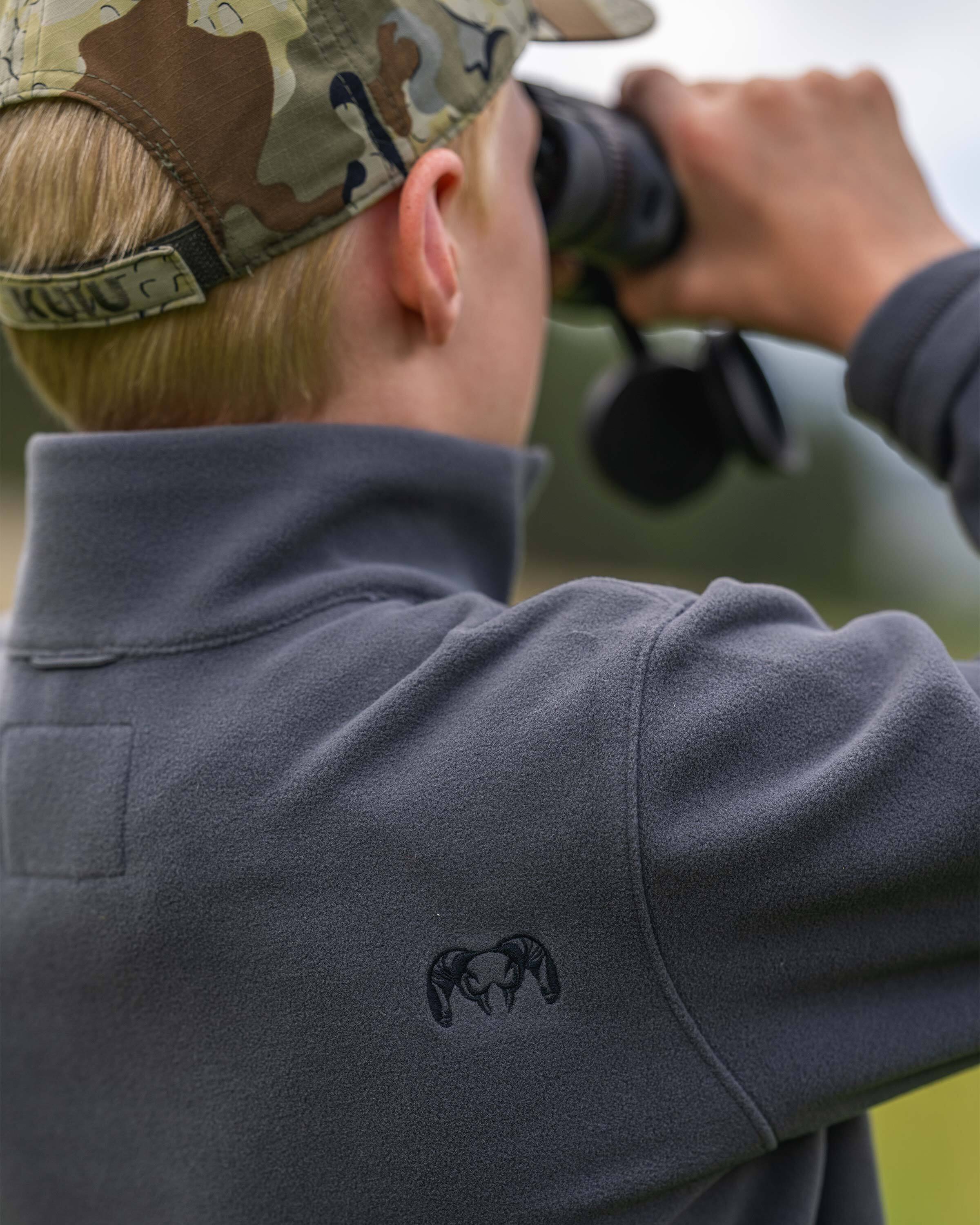Youth Versa Fleece Full Zip | Gunmetal - Image 8