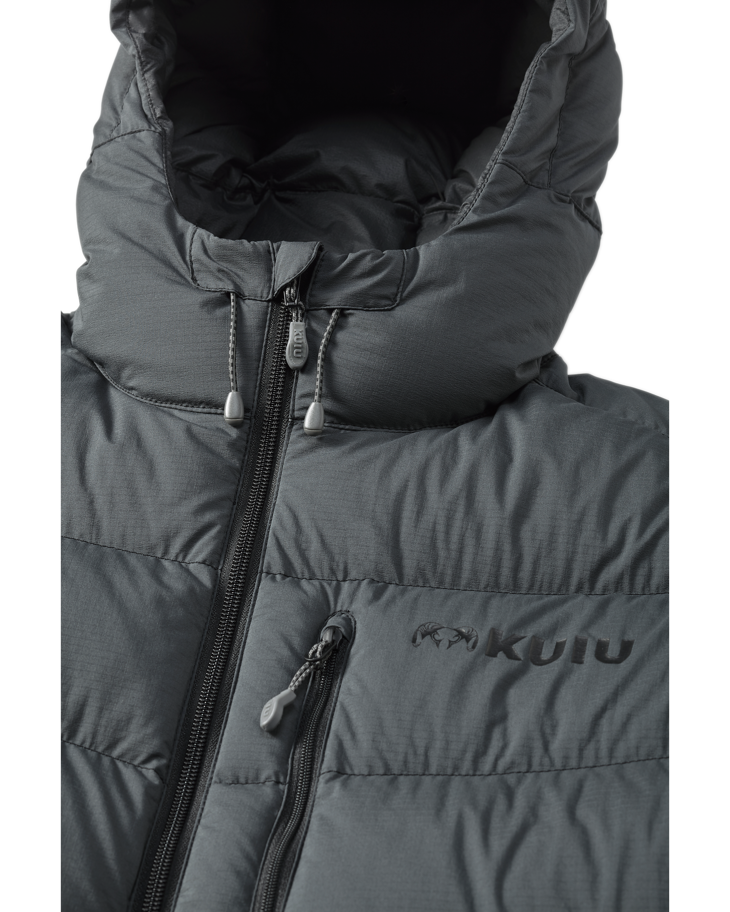 Super Down PRO Hooded Jacket | Gunmetal - Image 2