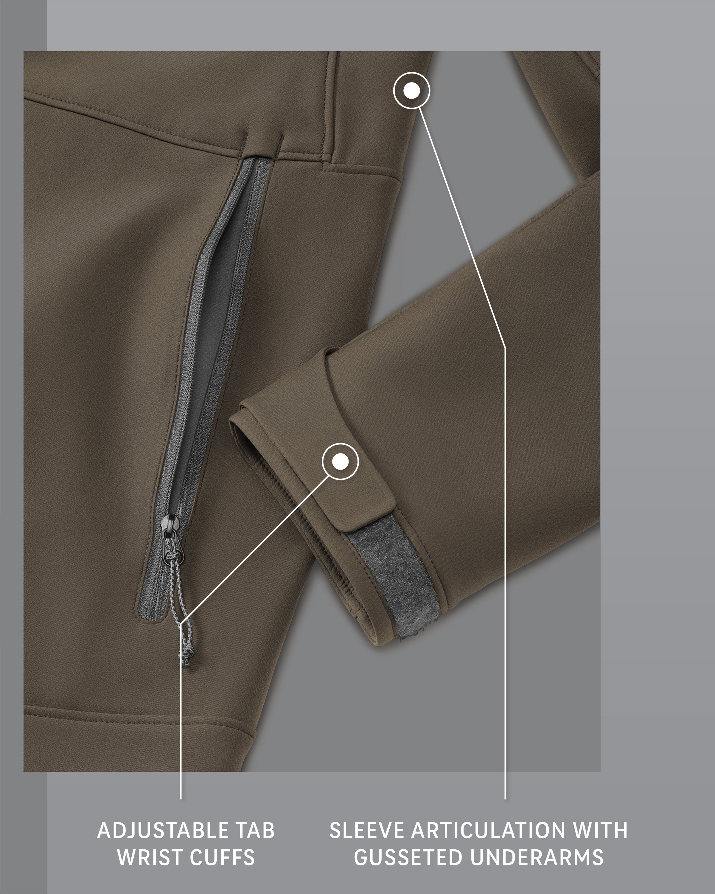 Guide PRO Hooded Jacket | Major Brown - Image 3