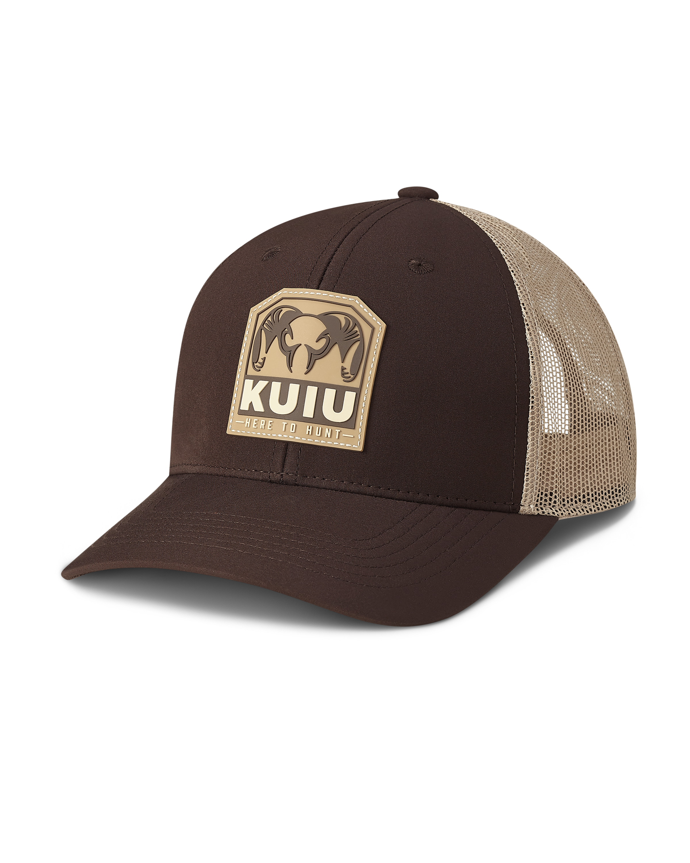 KUIU Here To Hunt Patch Hat | Brown/Khaki