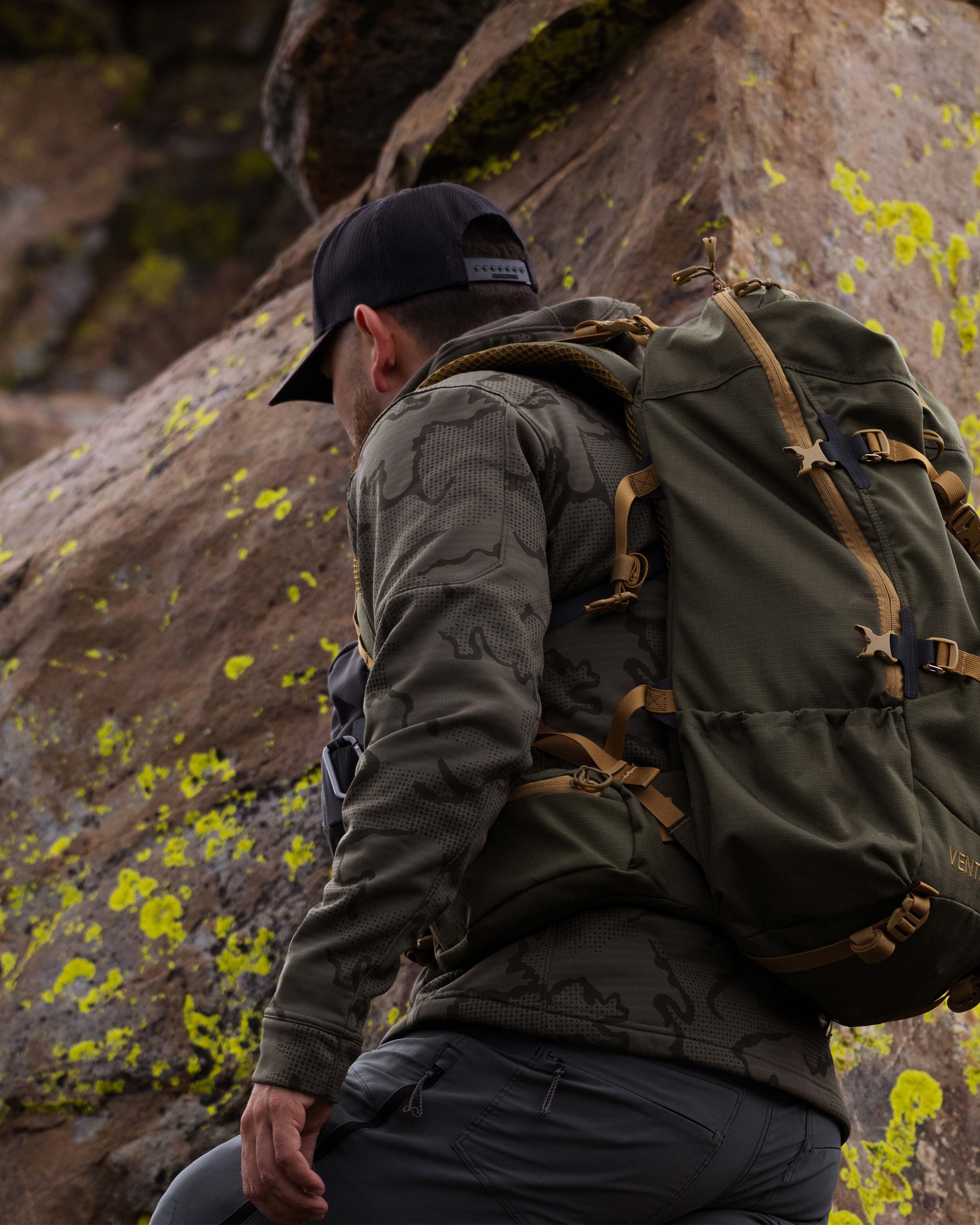 Ridgepoint Fleece Hoodie | Olive Tonal - Image 6