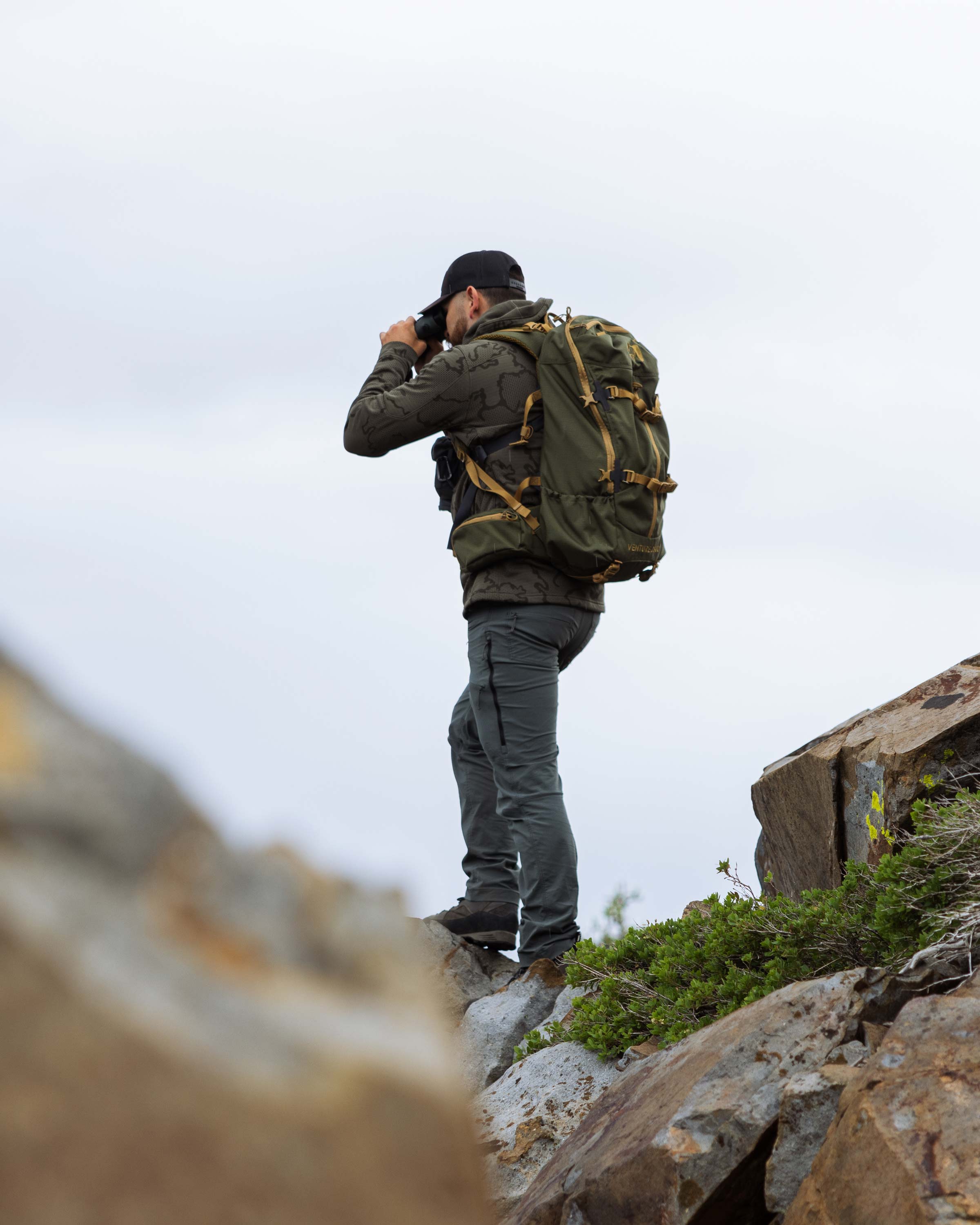 Ridgepoint Fleece Hoodie | Olive Tonal - Image 9