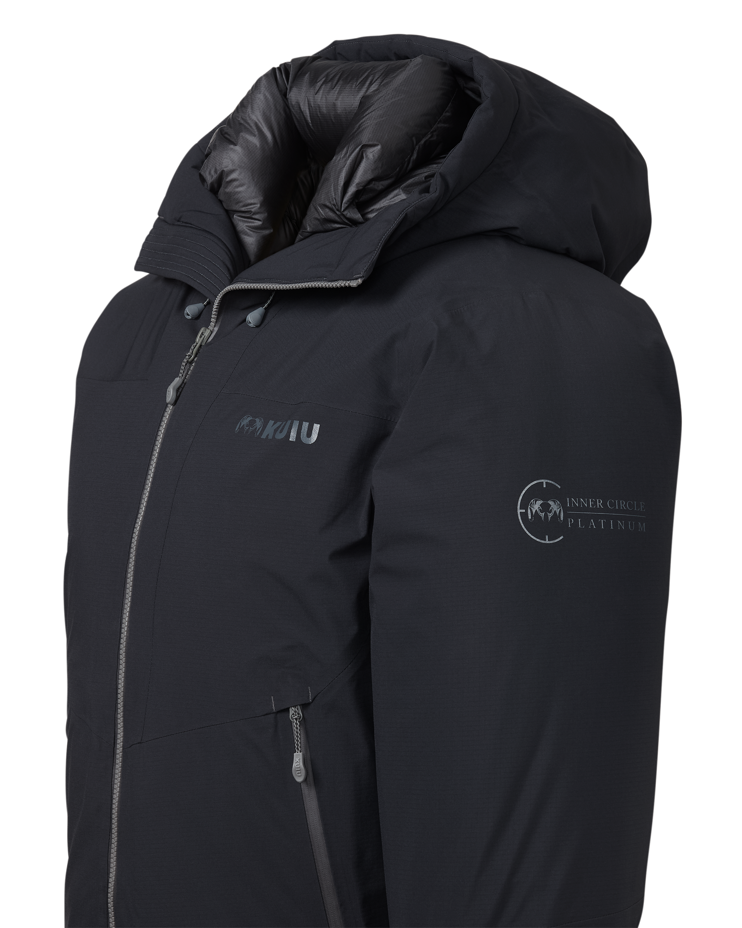 Super Down Burner Parka - Inner Circle Platinum Special Edition | Black - Image 2