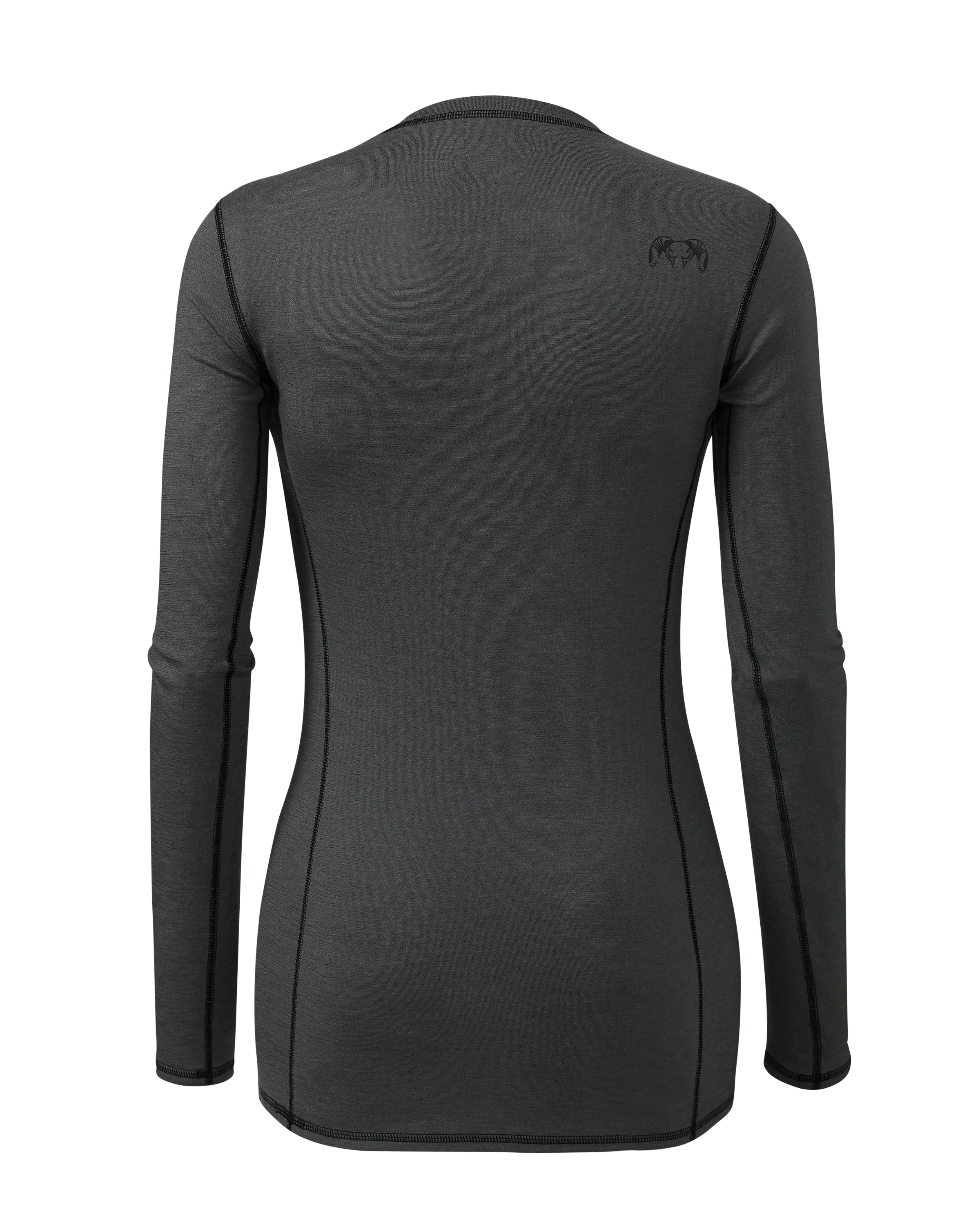 Women'S ULTRA Merino 145 LS Crew | Gunmetal - Image 2