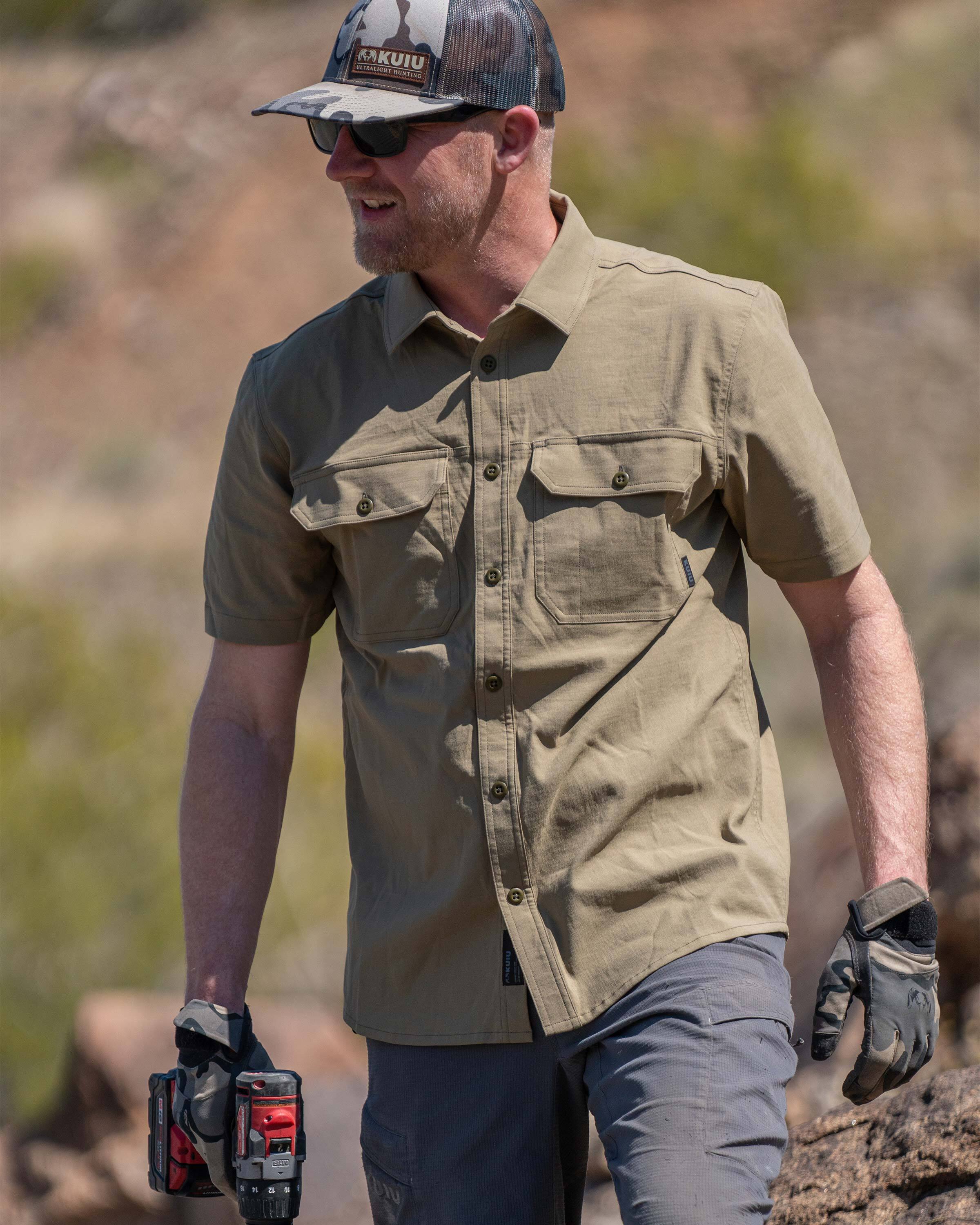 Outlet Motive SS Workgrade Shirt | Gunmetal - Image 4