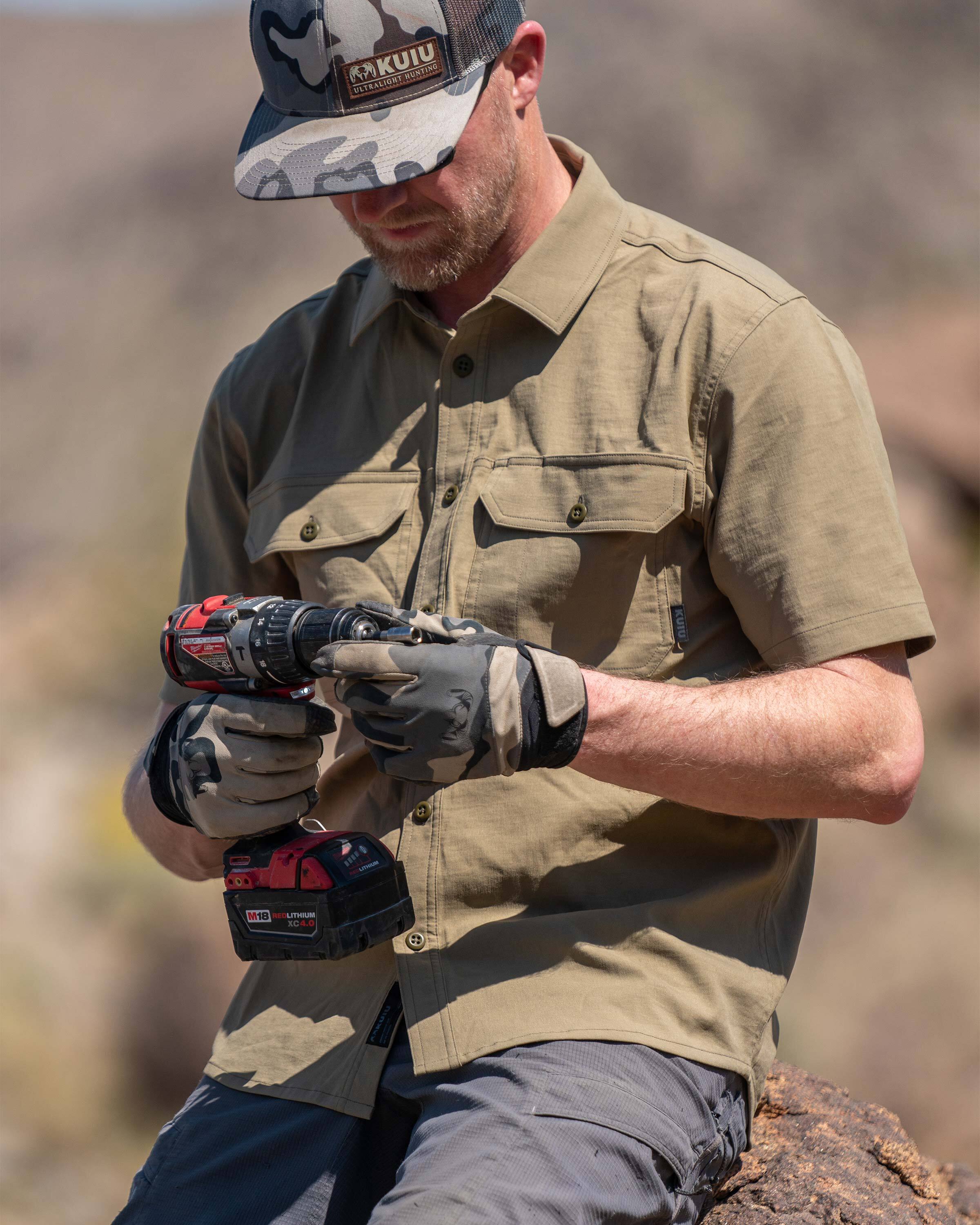 Outlet Motive SS Workgrade Shirt | Gunmetal - Image 7