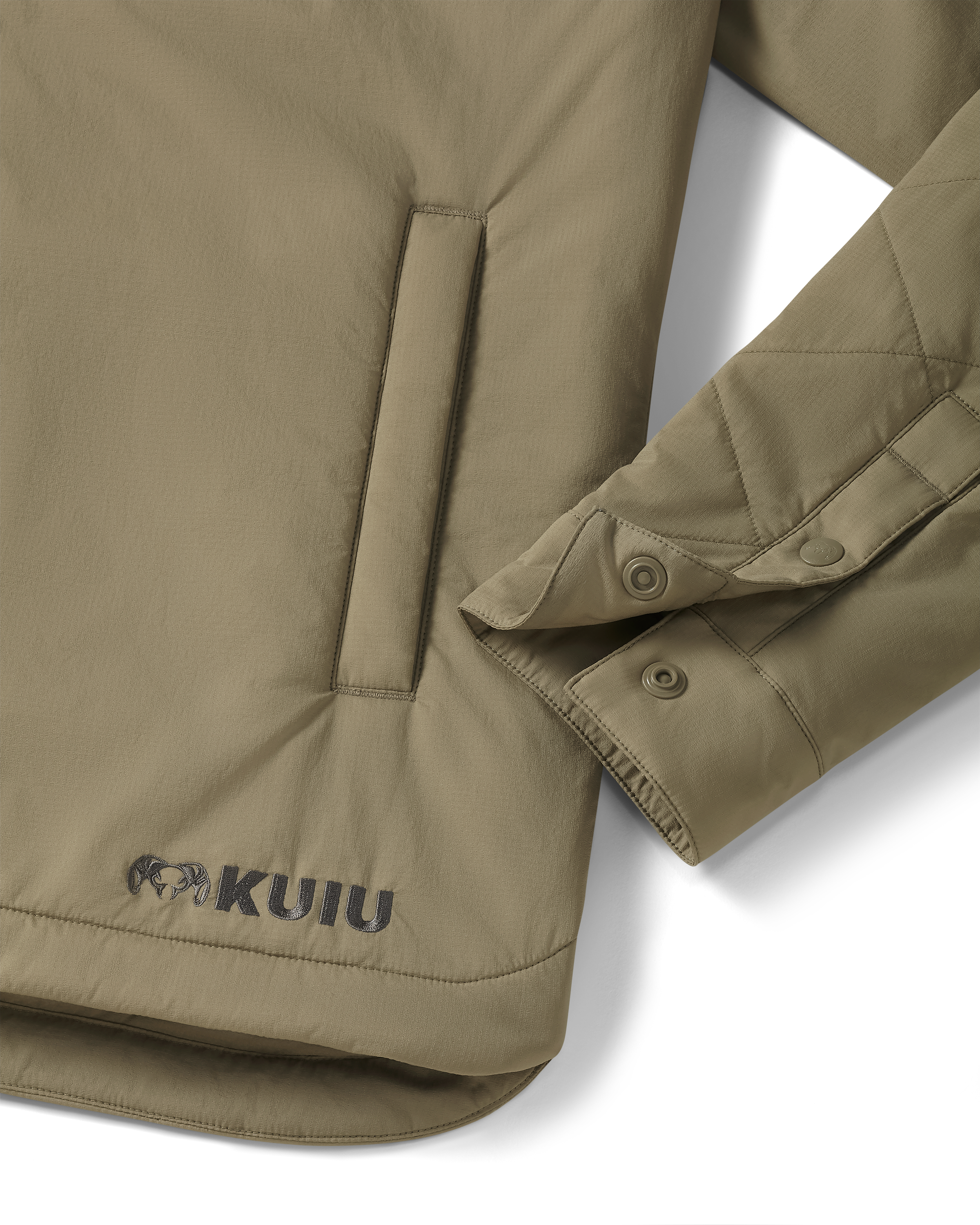 Base Camp Insulated Snap Shirt | Khaki - Image 2