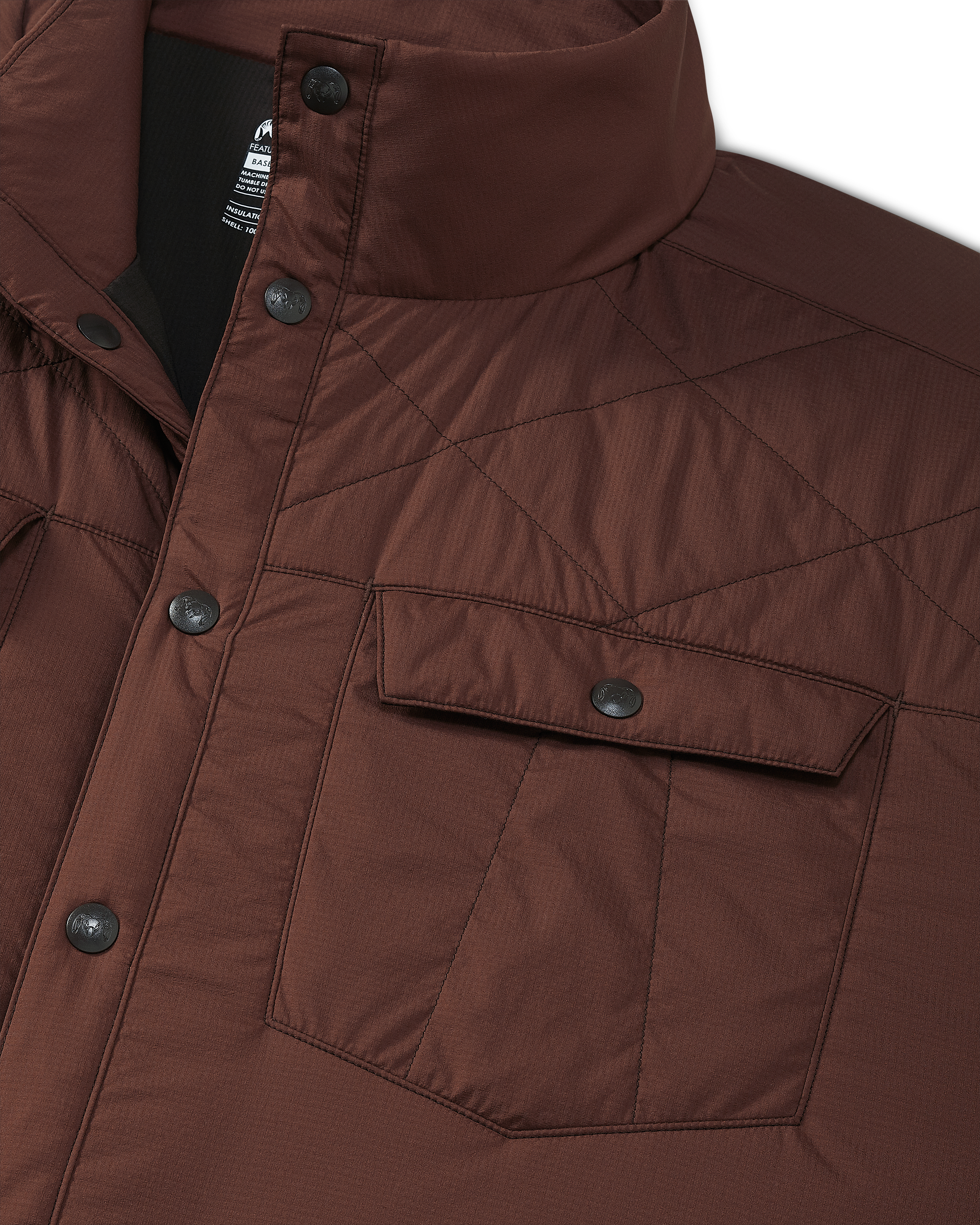 Base Camp Insulated Snap Shirt | Redwood - Image 4