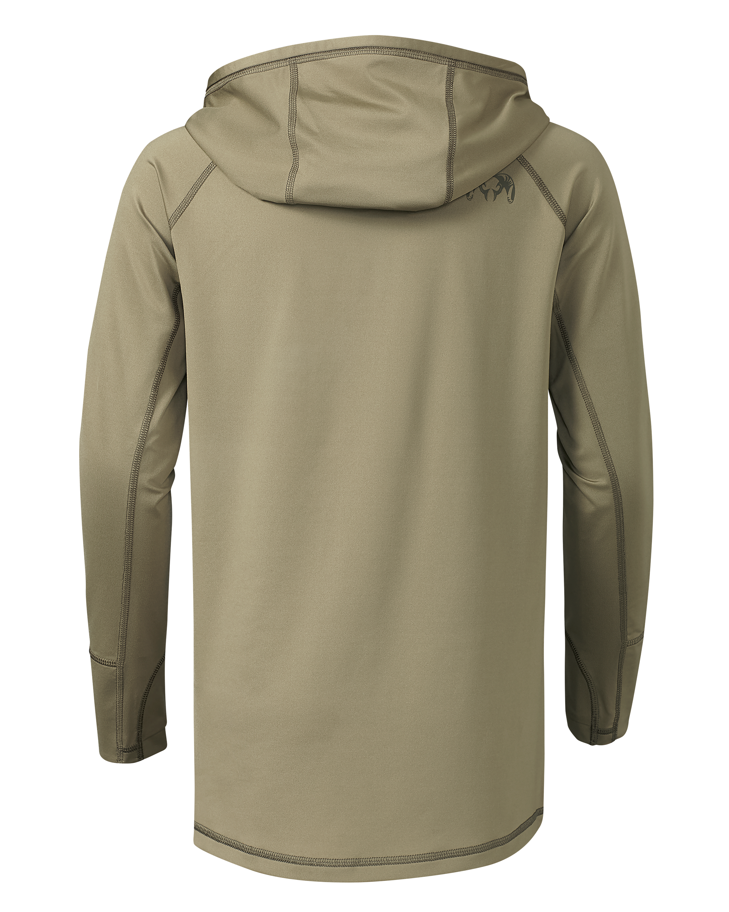 Youth Gila LS Hoodie | Khaki - Image 2