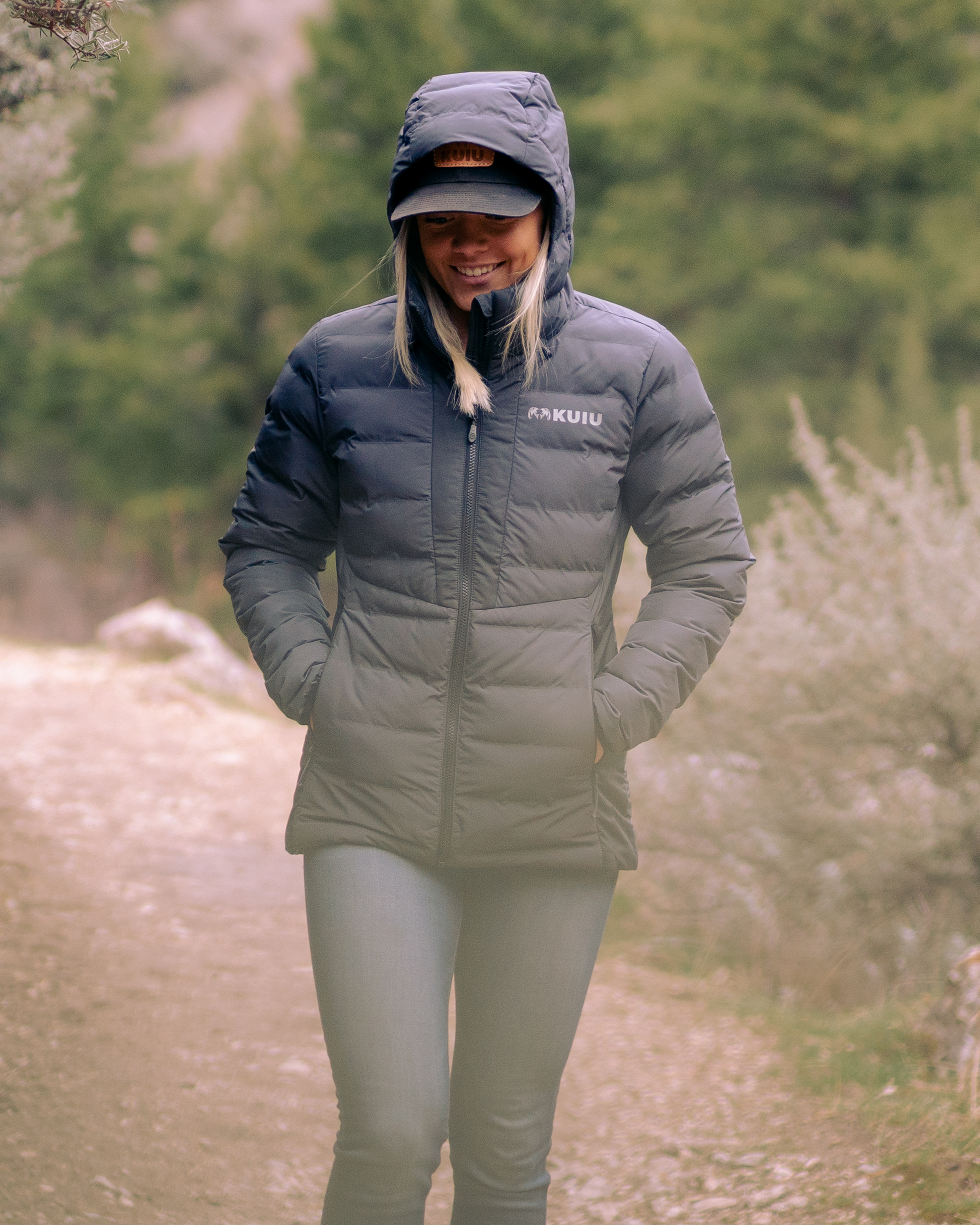 Women'S Elements Hooded Jacket | Olive - Image 4