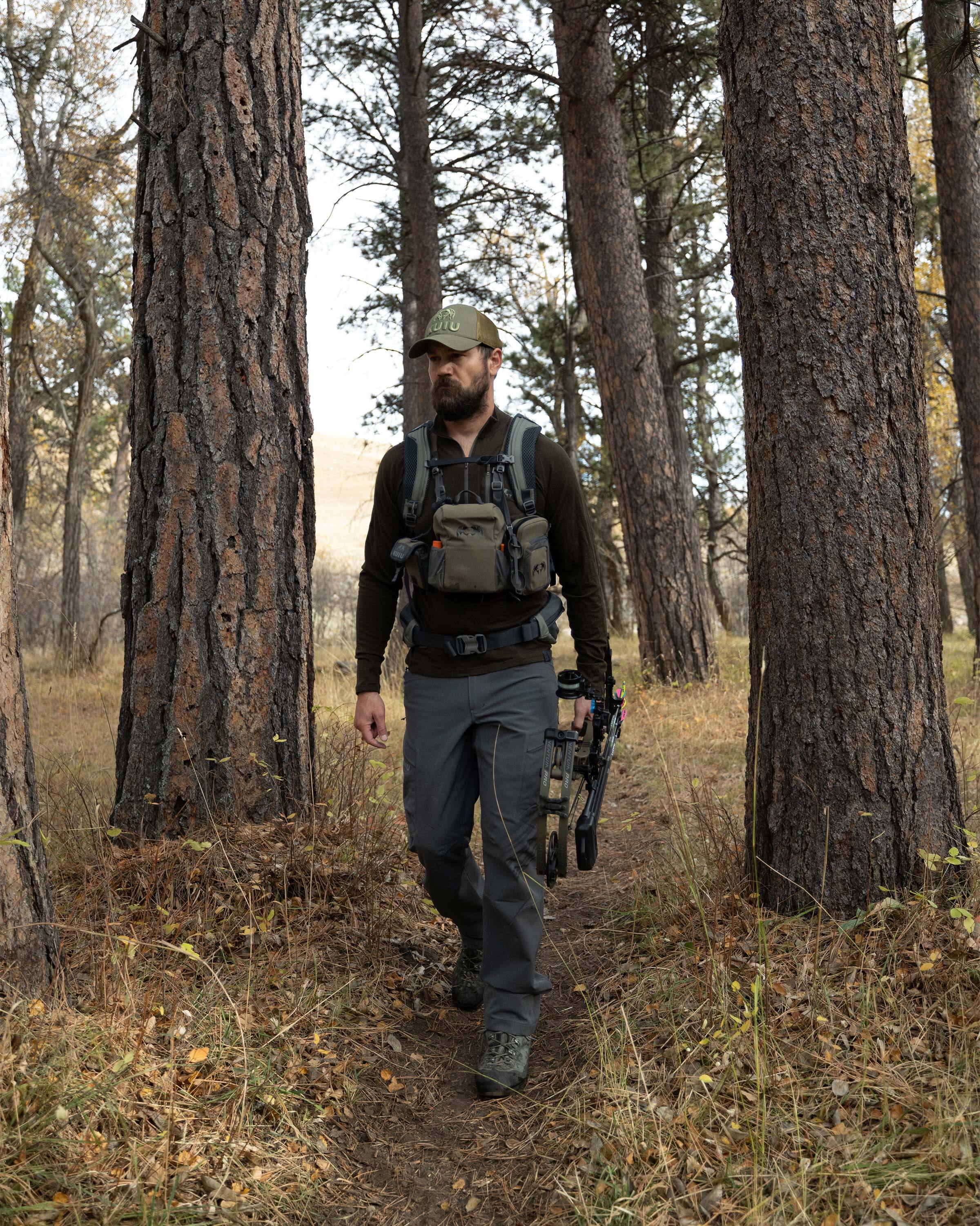 ULTRA Merino 145 Zip-T Hunting Shirt | Gunmetal - Image 2