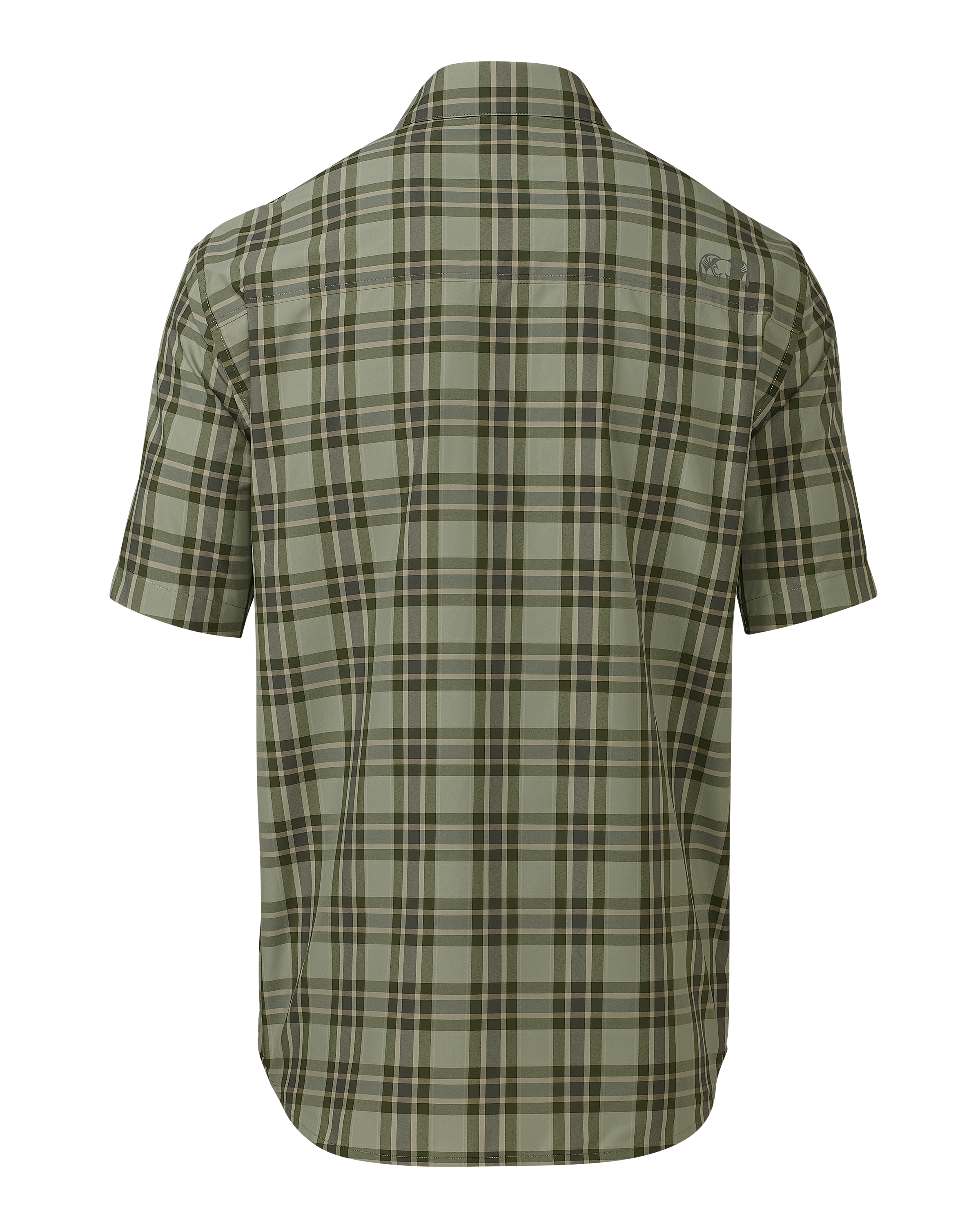 Borrego SS Shirt | Verde Crosscheck Plaid - Image 2
