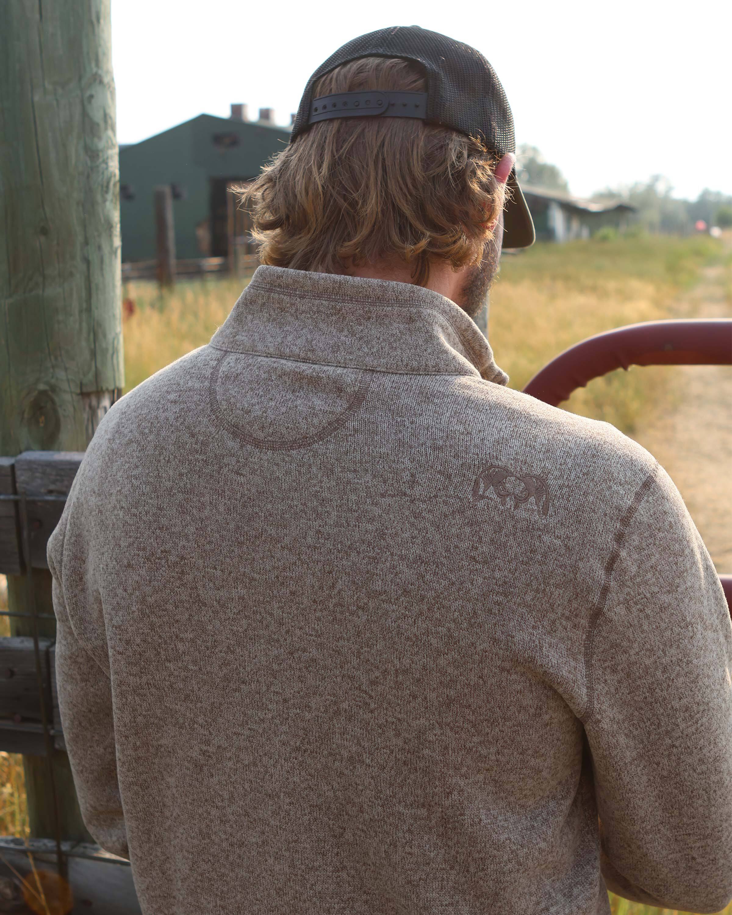 Base Camp Pullover Sweater | Khaki Heather - Image 9