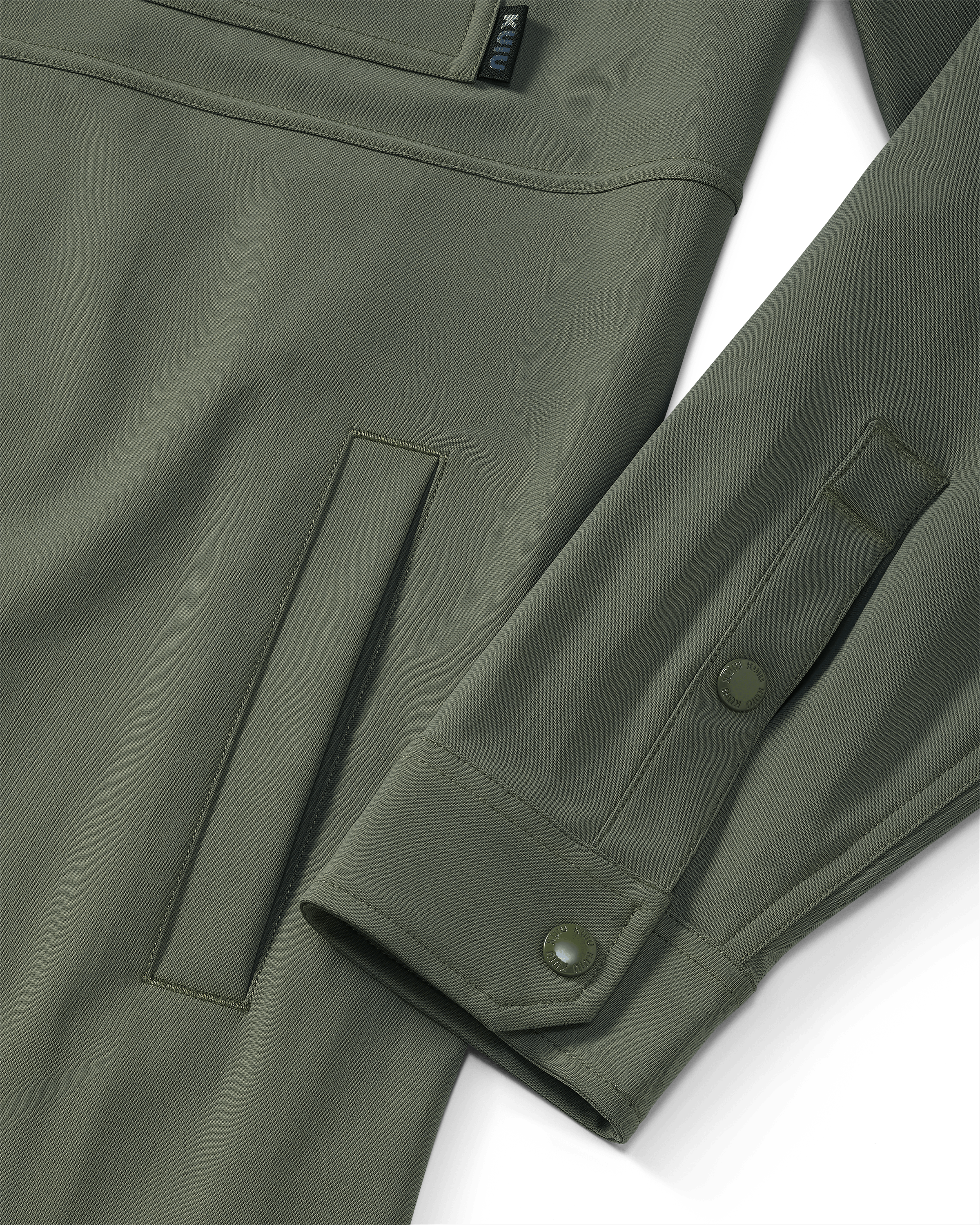 Outlet Tour Shirt Jacket | Dark Sage - Image 5