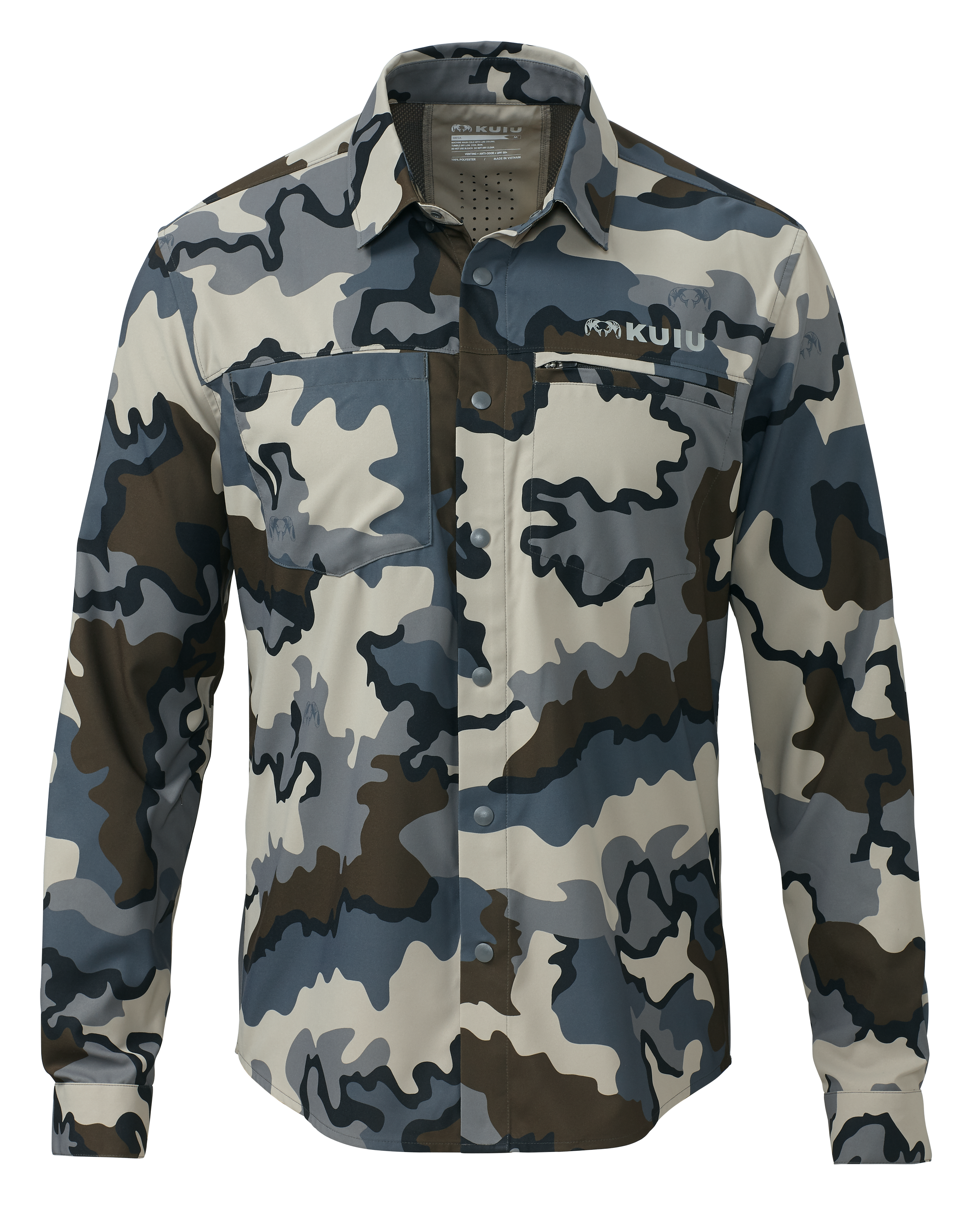 Outlet Mesa Vented LS Snap Shirt | Vias