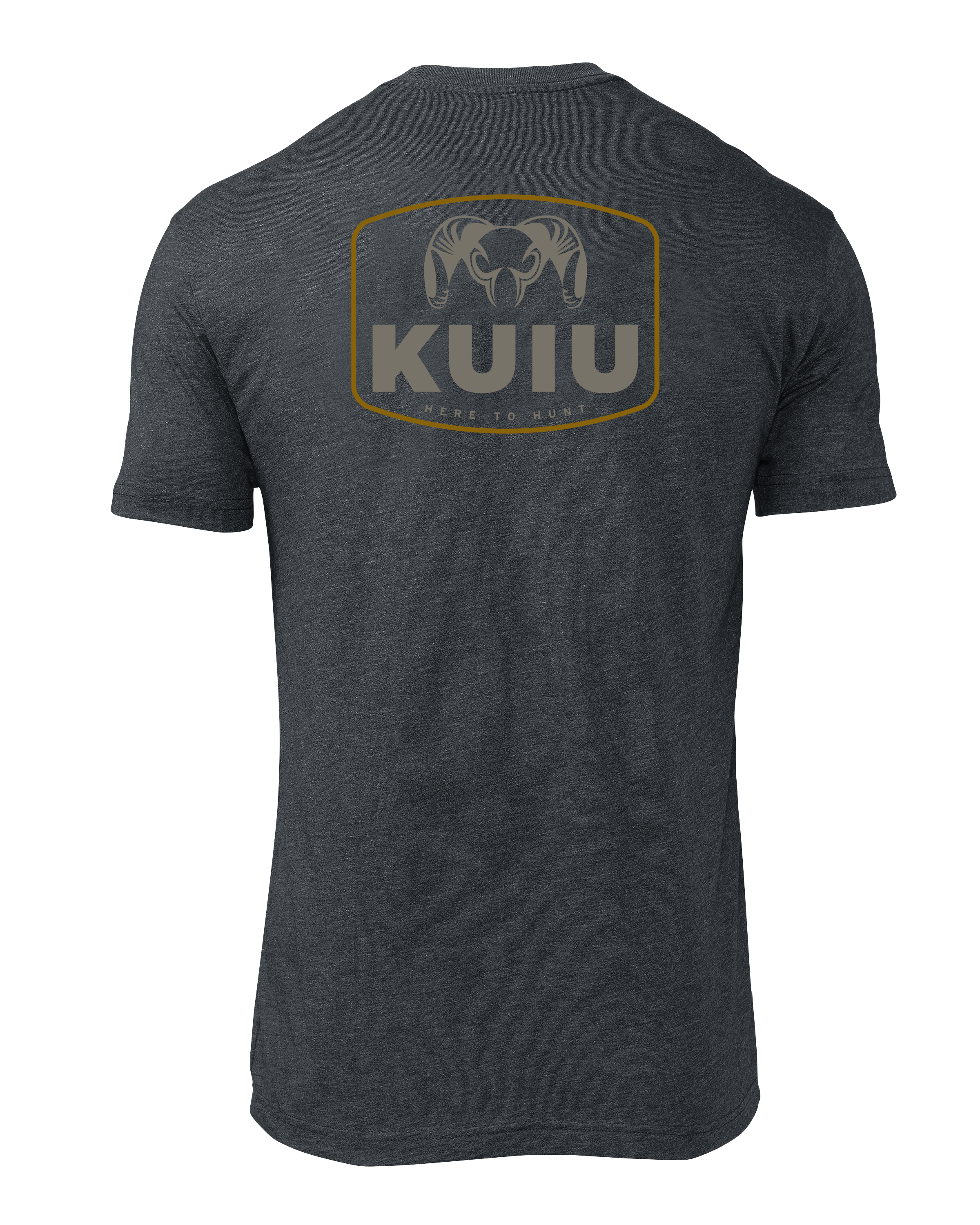 KUIU Here To Hunt Patch T-Shirt | Charcoal