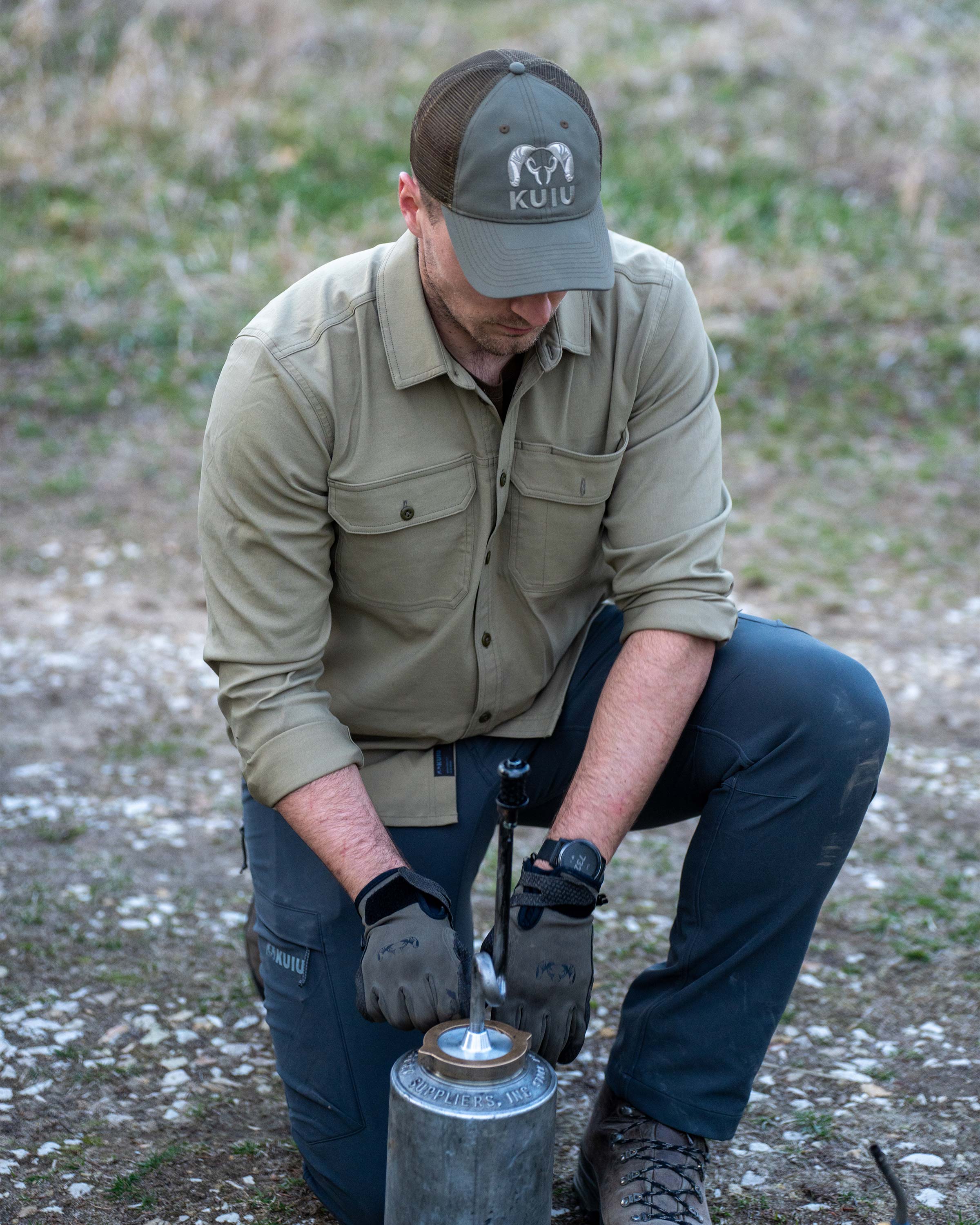 Motive LS Workgrade Shirt | Asphalt - Image 5